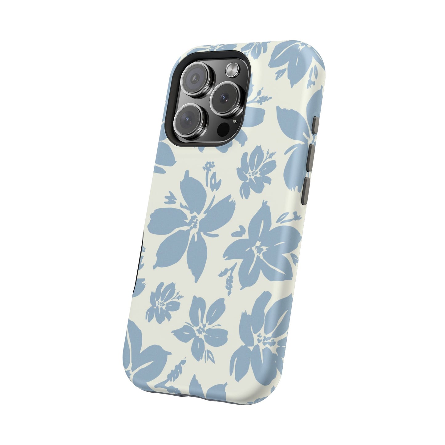 Floral Magnetic Tough Case - Stylish Protection for Your Phone