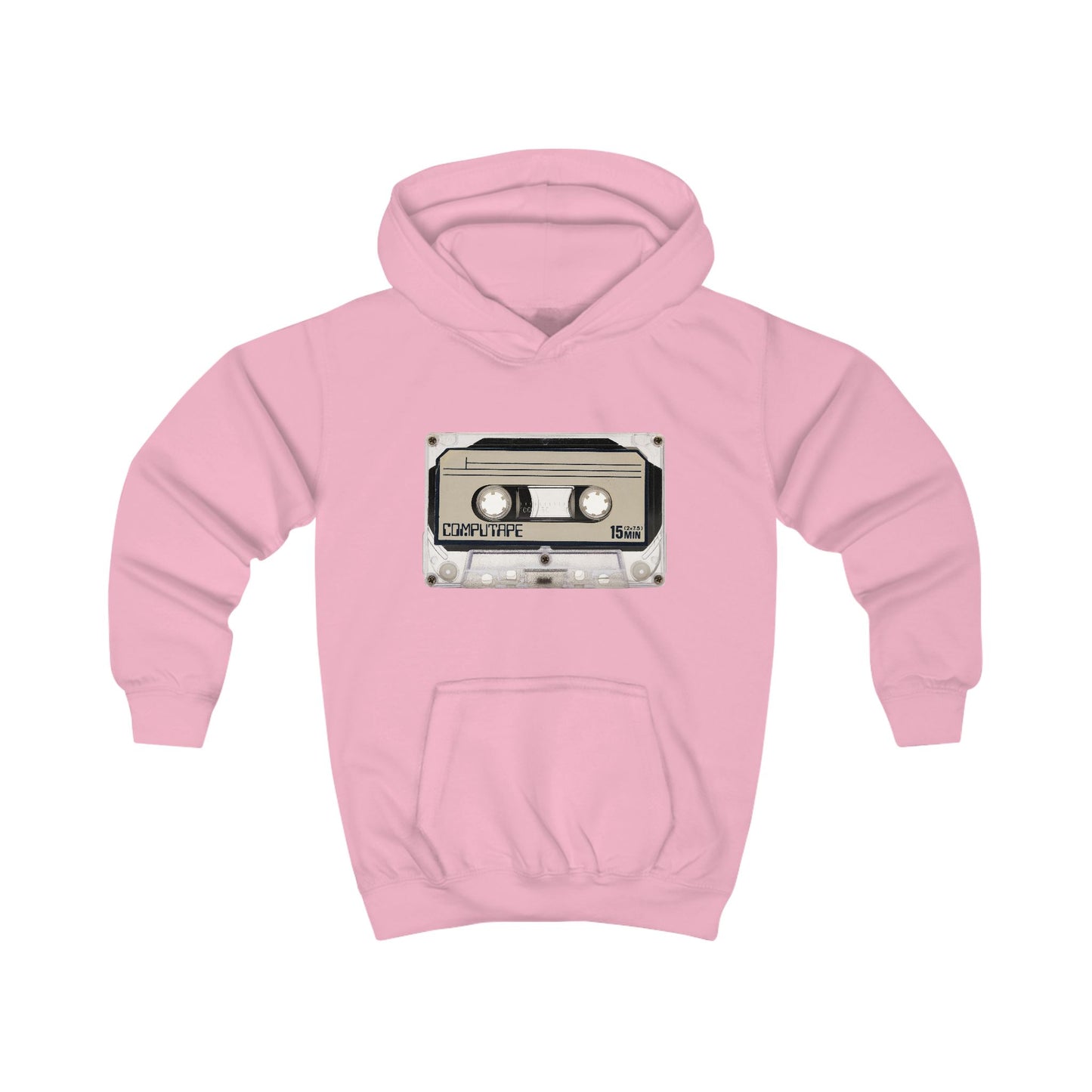 Retro Cassette Kids Hoodie, Nostalgic Youth Sweatshirt, Music Lover Gift, Fun Vintage Outerwear, Back to School Apparel