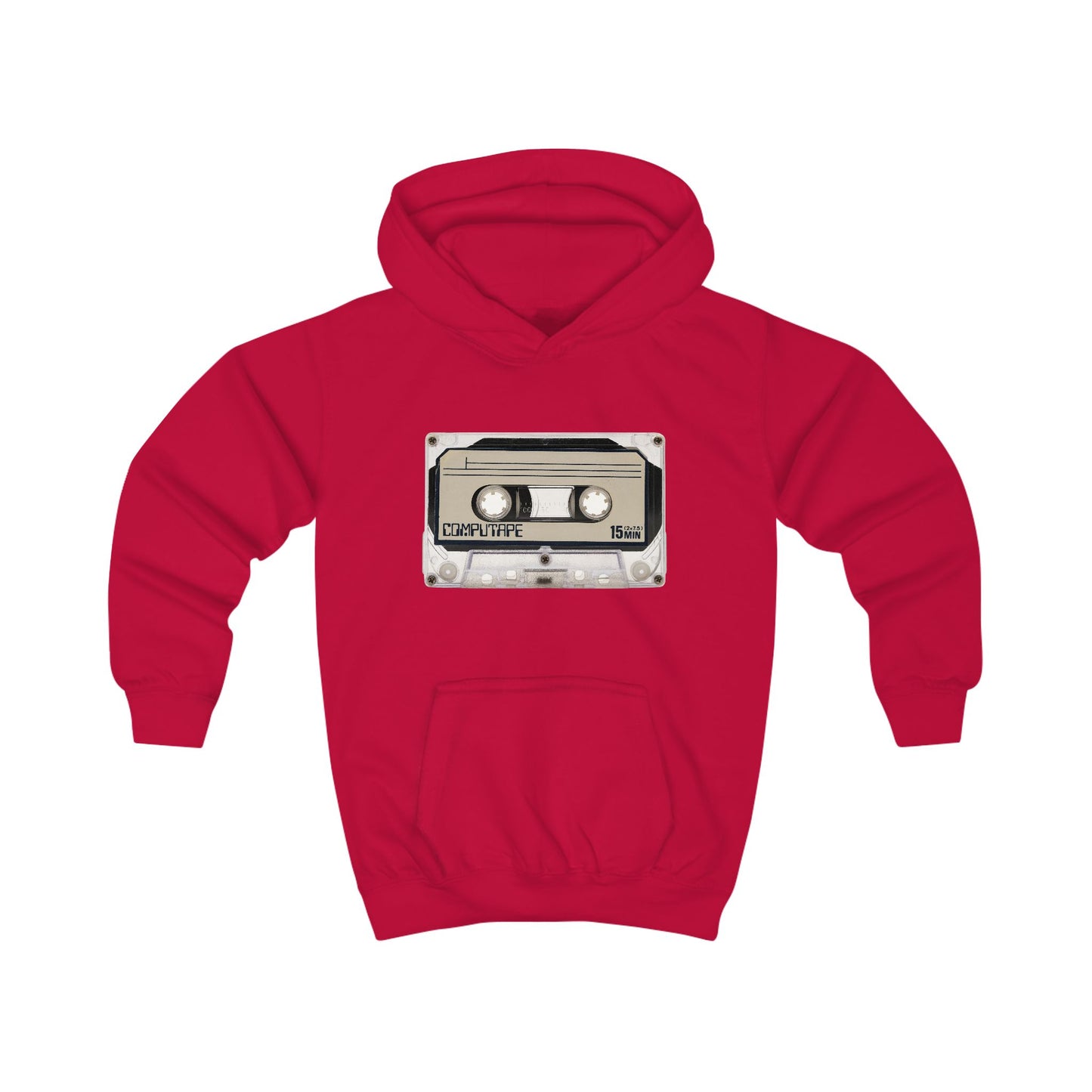 Retro Cassette Kids Hoodie, Nostalgic Youth Sweatshirt, Music Lover Gift, Fun Vintage Outerwear, Back to School Apparel