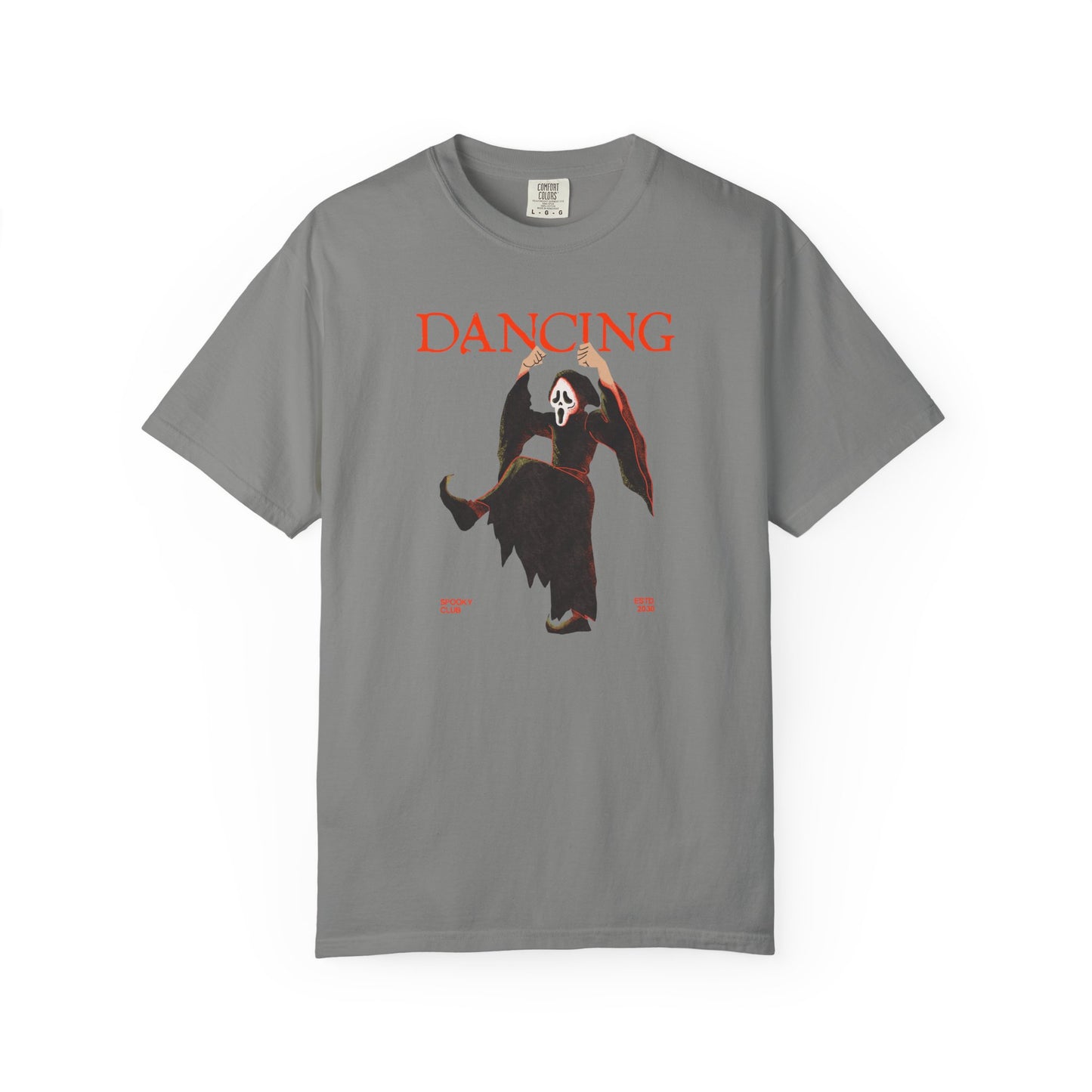 Dancing Grim Reaper T-Shirt, Unisex Halloween Shirt, Funny Graphic Tee, Spooky Dance Top, Unique Gift for Horror Lovers