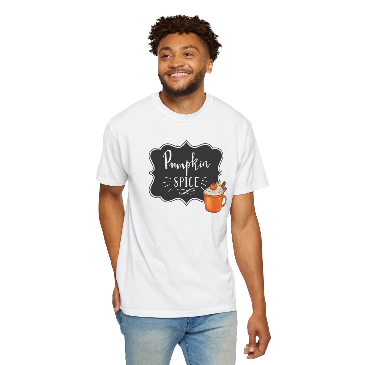 Pumpkin Spice Unisex T-Shirt | Cozy Autumn Tee, Fall Fashion, Holiday Gift, Halloween Shirt, Pumpkin Lovers Apparel