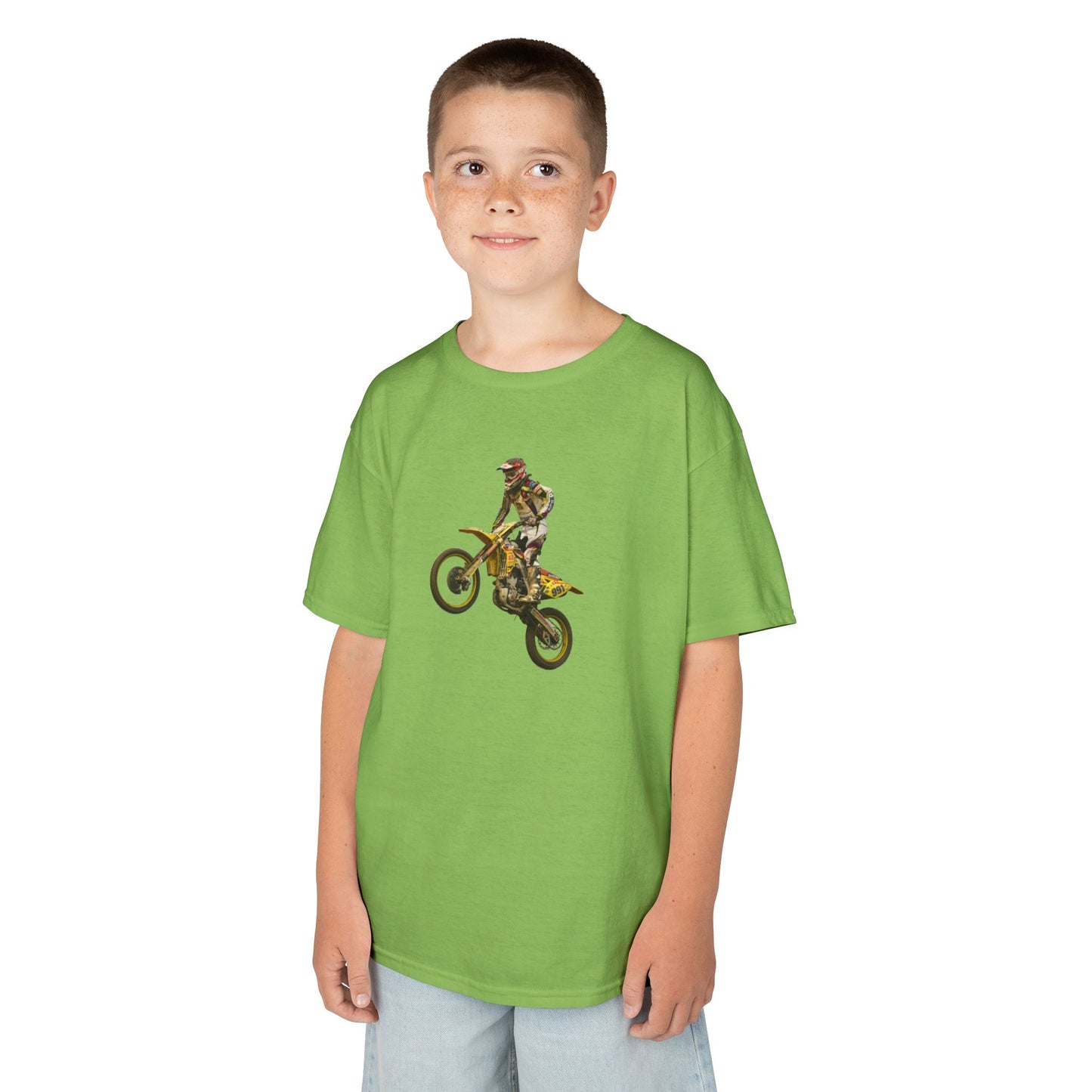 Kids Motocross T-Shirt - Fun Active Wear for Young Riders, Great for Birthdays, Christmas Gifts, Sports Events, Everyday Use