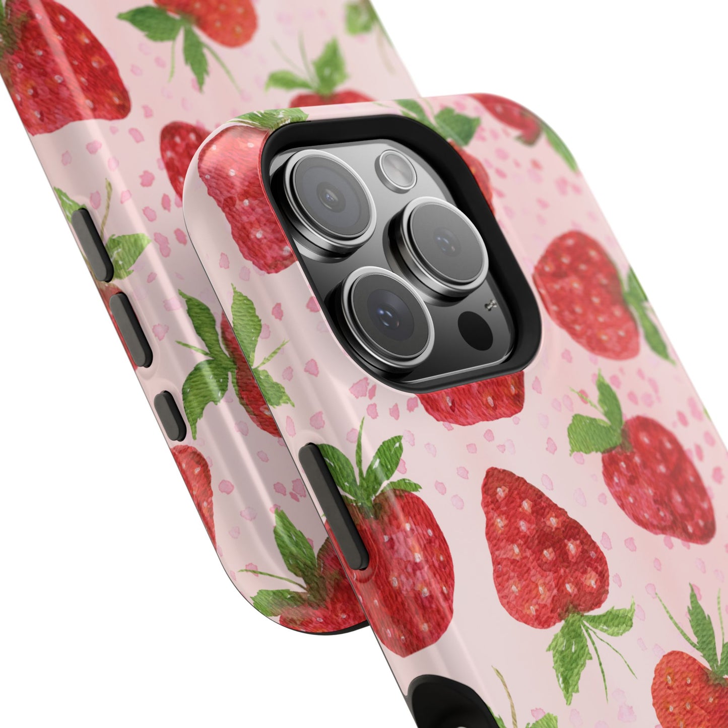 Strawberry Magnetic Phone Case - Durable & Stylish