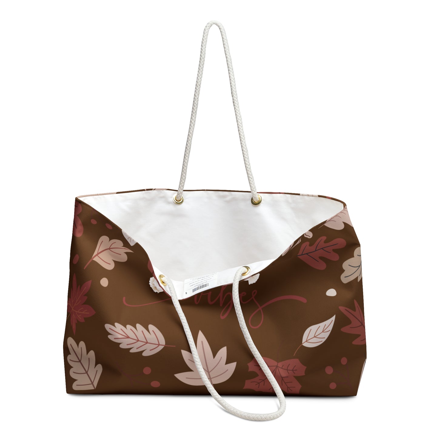 Fall Vibes Weekender Bag – Perfect for Autumn Adventures, Travel, Weekend Getaways, or Everyday Use