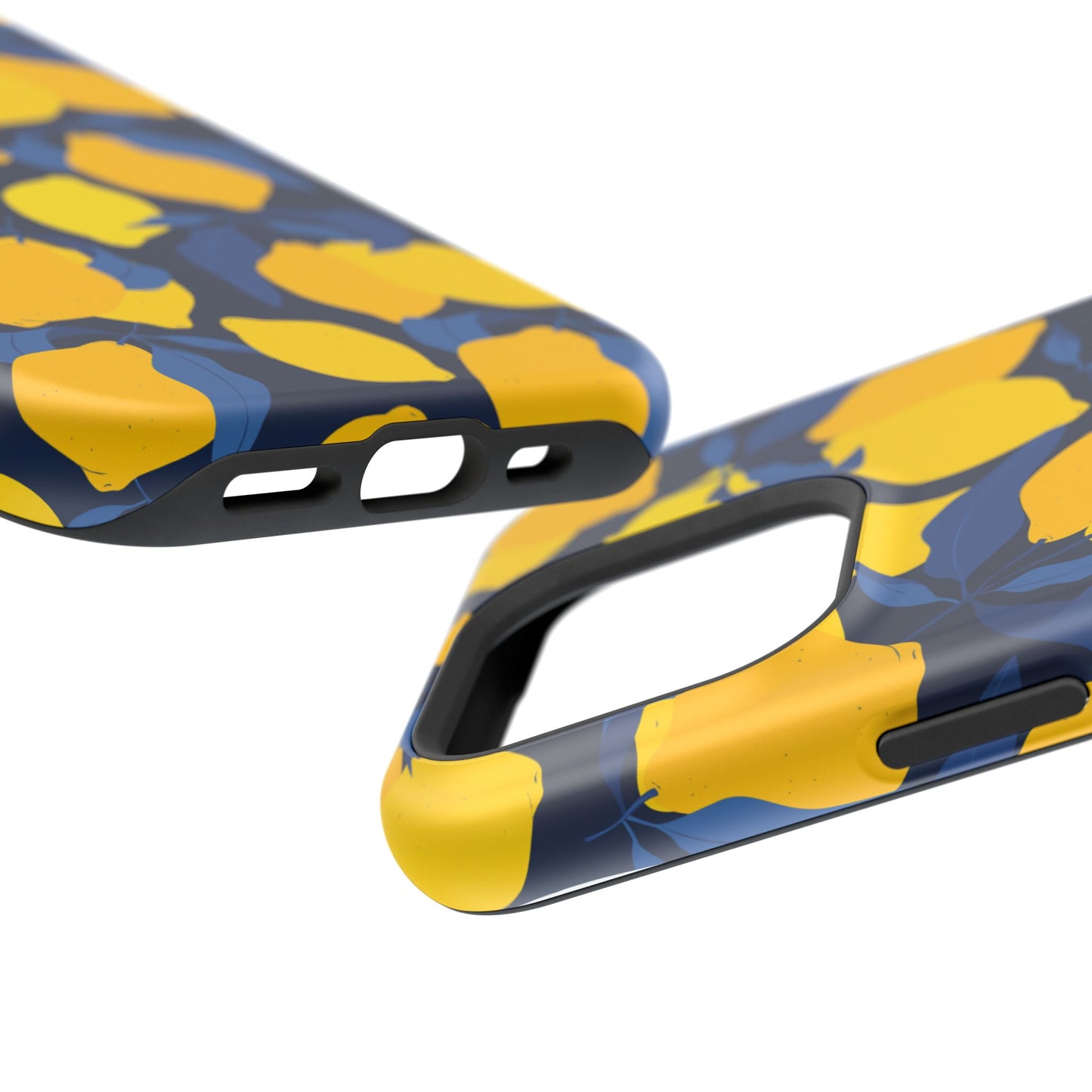 Bright Lemon Pattern Magnetic Tough Case - Vibrant Phone Protection