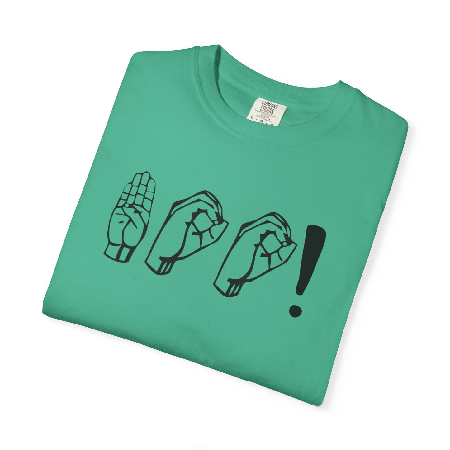 Boo! Unisex Hand Sign T-Shirt, Casual Wear, Gift for Friends, Birthday Gift, Cool Outfit, Fun Graphic Tee