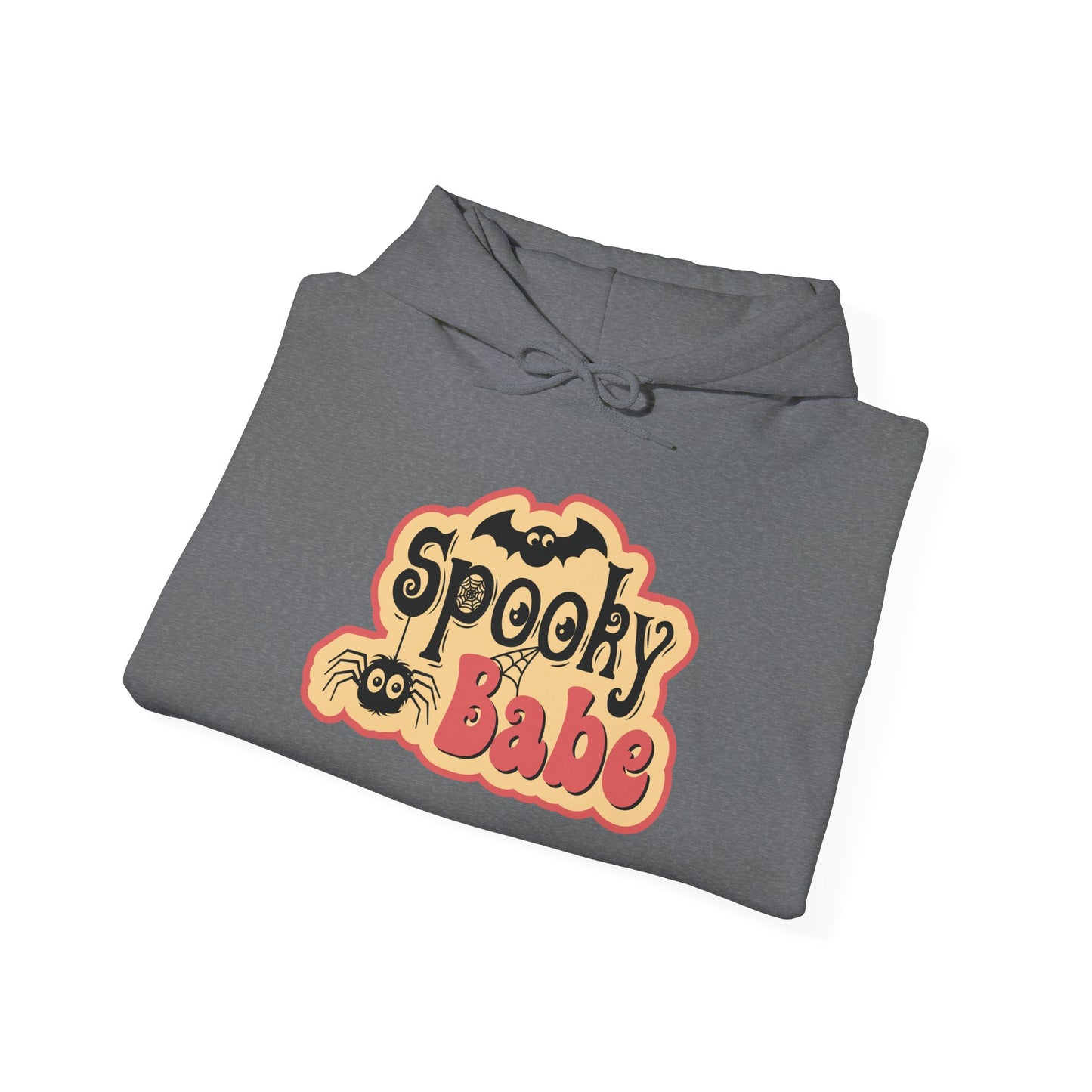 Spooky Babe Hoodie - Perfect for Halloween, Unisex Sweatshirt, Cozy Fall Wear, October Festivities, Cute Ghost Design