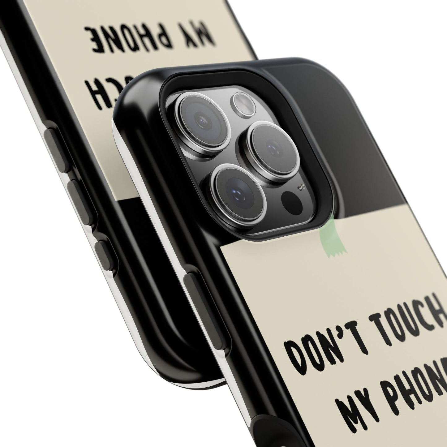 Funny Phone Case - Don't Touch My Phone Magnetic Tough Case