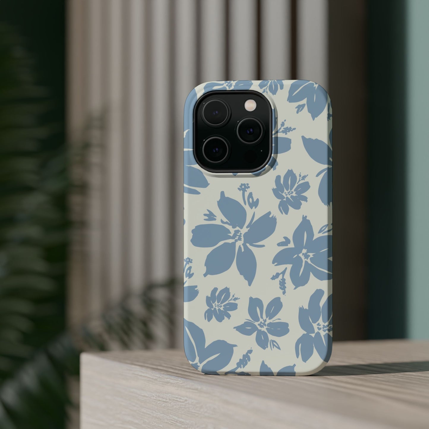 Floral Magnetic Tough Case - Stylish Protection for Your Phone