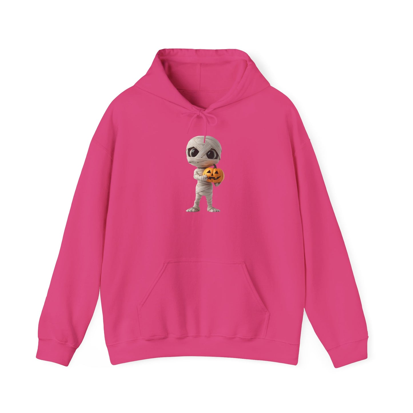 Halloween Mummy Pumpkin Sweatshirt | Unisex Cozy Hoodie for Fall Celebrations, Customizable Gift, Trick or Treat Wear, All-Season Comfort