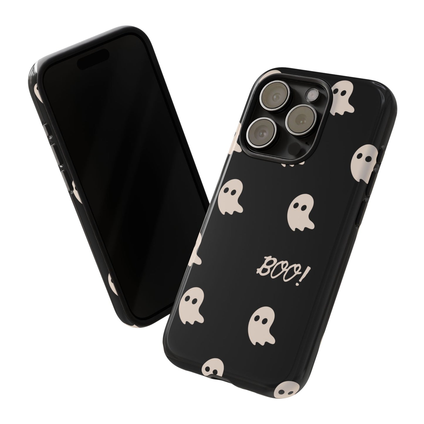 Ghost Pattern Phone Case - Halloween Accessory, Spooky Decor, Gift Idea, Cute Ghosts, Fun Case for All Ages