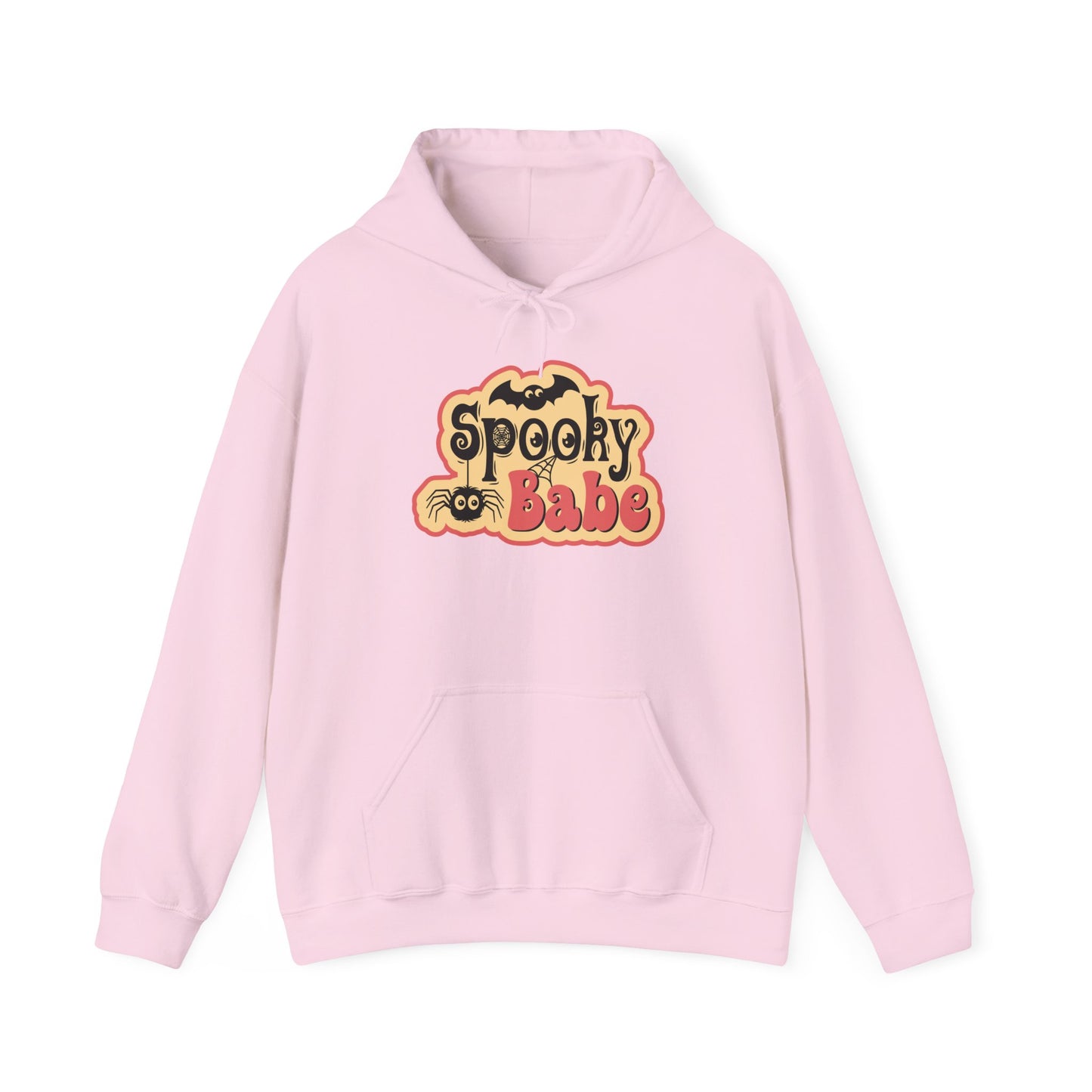 Spooky Babe Hoodie - Perfect for Halloween, Unisex Sweatshirt, Cozy Fall Wear, October Festivities, Cute Ghost Design