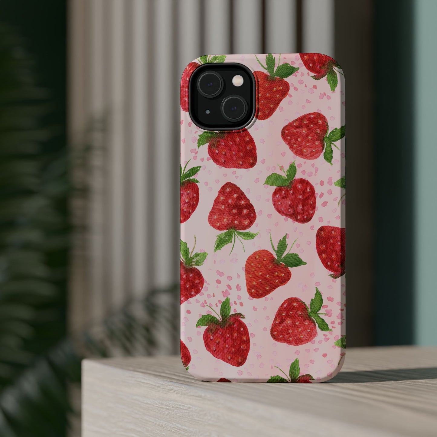 Strawberry Magnetic Phone Case - Durable & Stylish