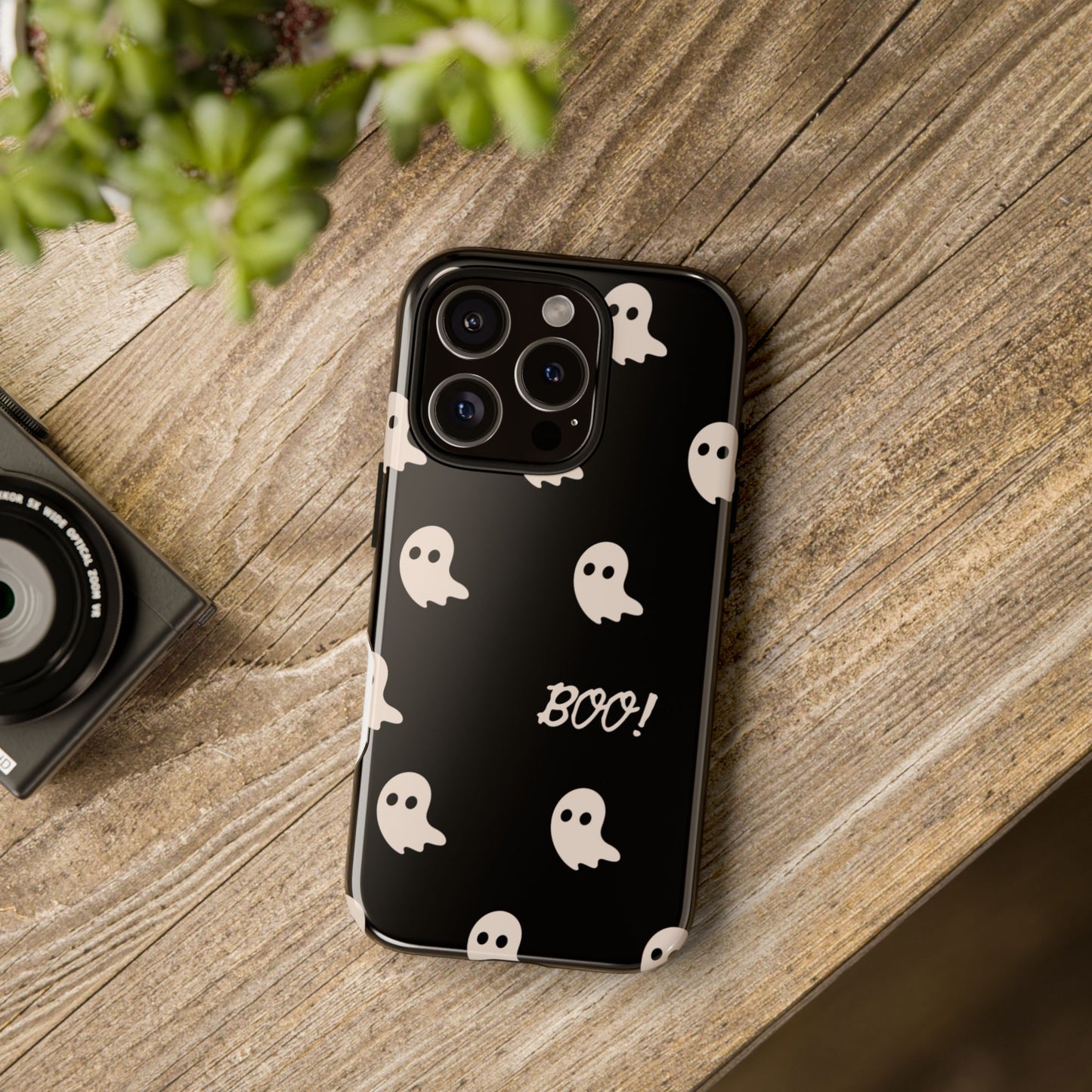 Ghost Pattern Phone Case - Halloween Accessory, Spooky Decor, Gift Idea, Cute Ghosts, Fun Case for All Ages