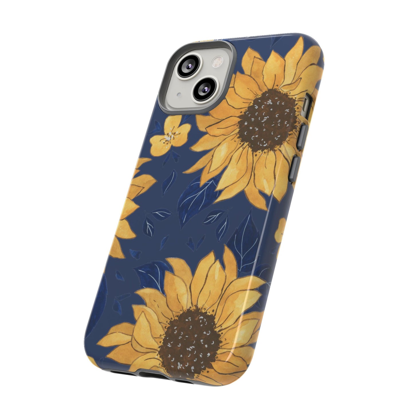 Vibrant Sunflower Phone Case, Floral Tough Cases, Gift for Flower Lovers, Spring Accessory, Birthday Present