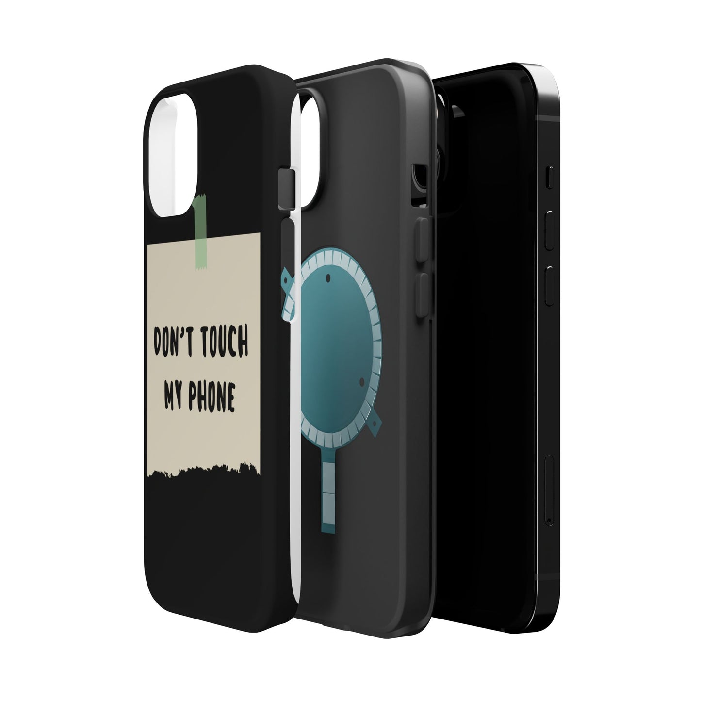 Funny Phone Case - Don't Touch My Phone Magnetic Tough Case
