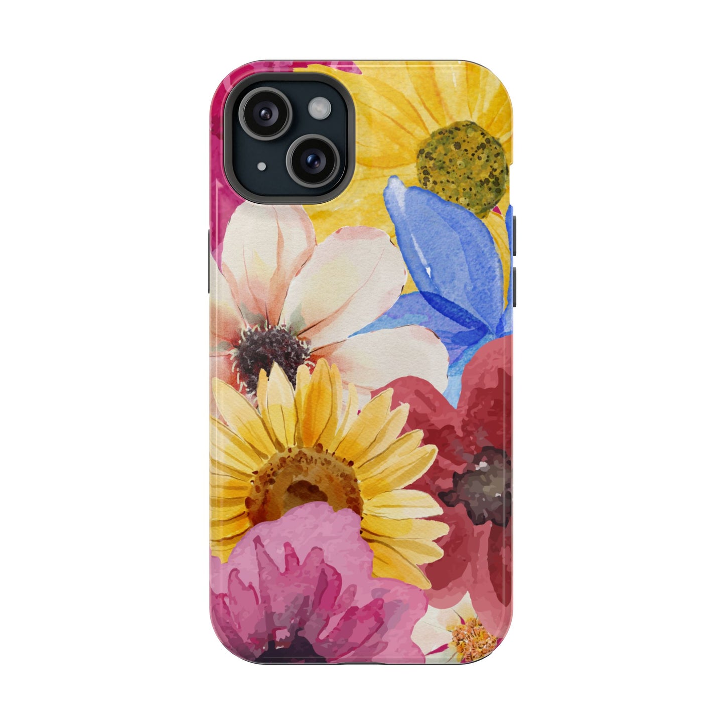 Floral Magnetic Tough Cases - Vibrant Flower Design for Stylish Protection