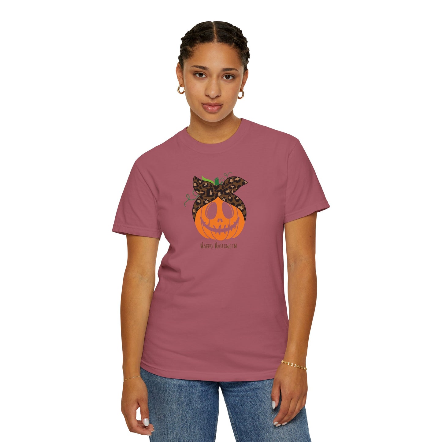 Happy Halloween Pumpkin T-Shirt, Fall Fashion Tee, Unisex Graphic Tee, Casual Halloween Apparel, Spooky Season Shirt, Halloween Gift