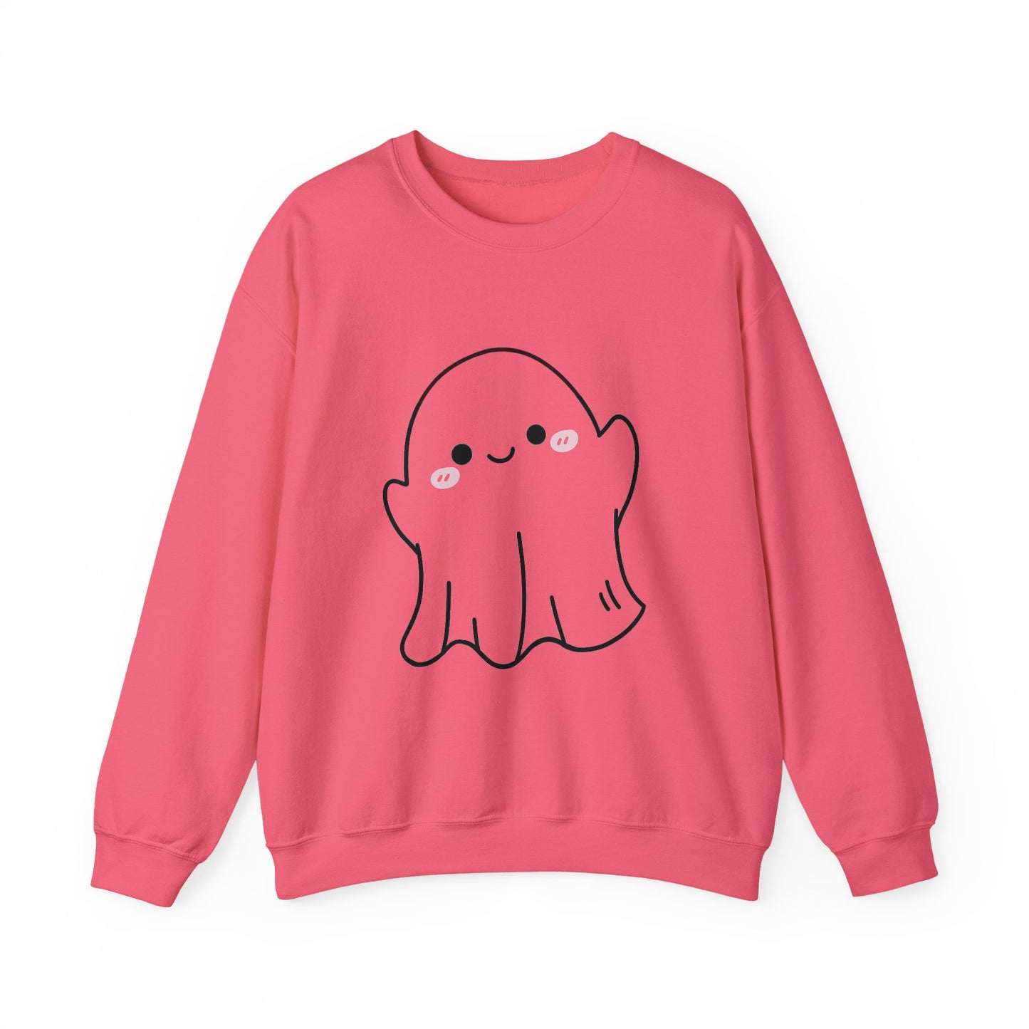 Ghosty Unisex Crewneck Sweatshirt, Halloween Gift, Cozy Pullover, Fall Fashion, Spooky Season Sweatshirt, Casual Wear