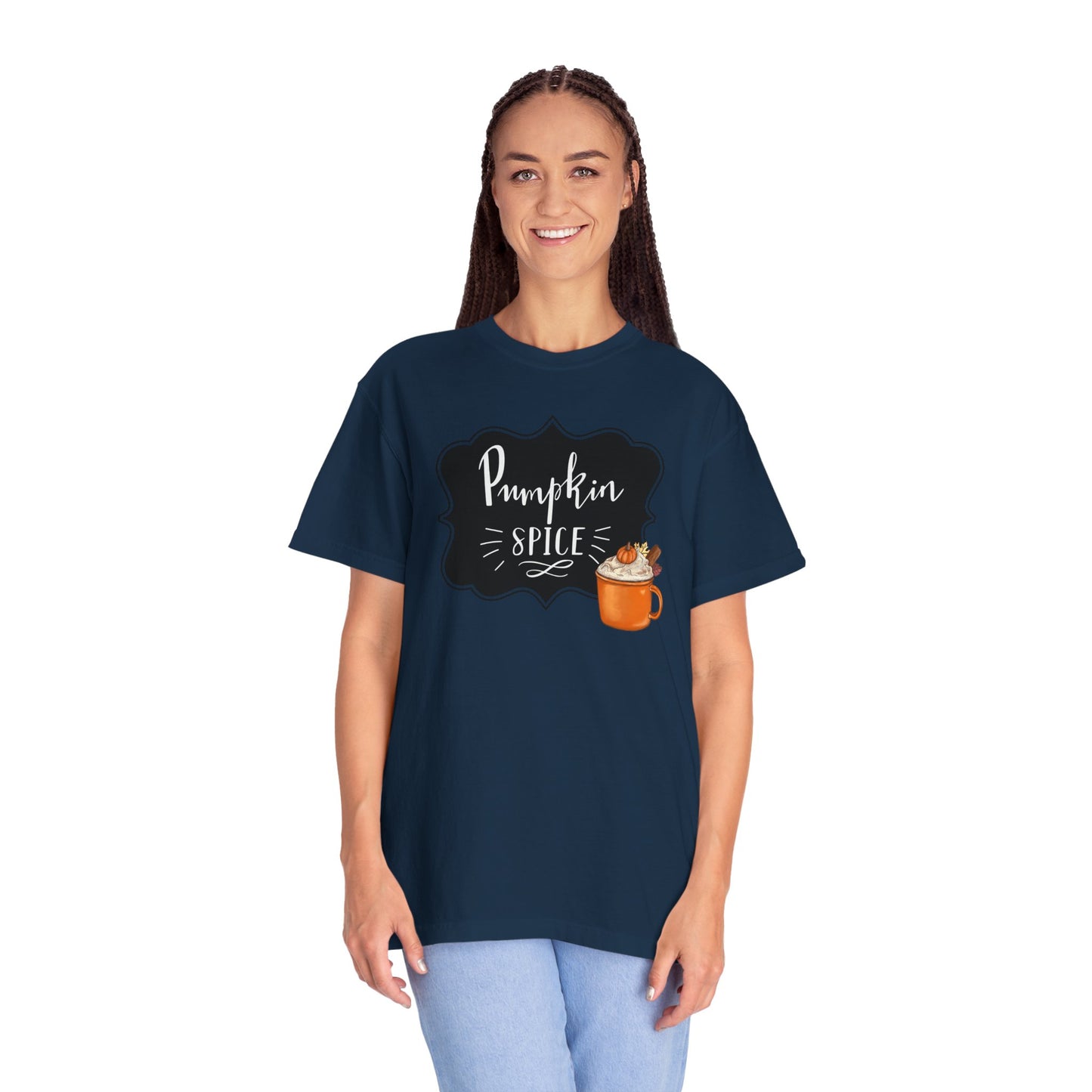 Pumpkin Spice Unisex T-Shirt | Cozy Autumn Tee, Fall Fashion, Holiday Gift, Halloween Shirt, Pumpkin Lovers Apparel