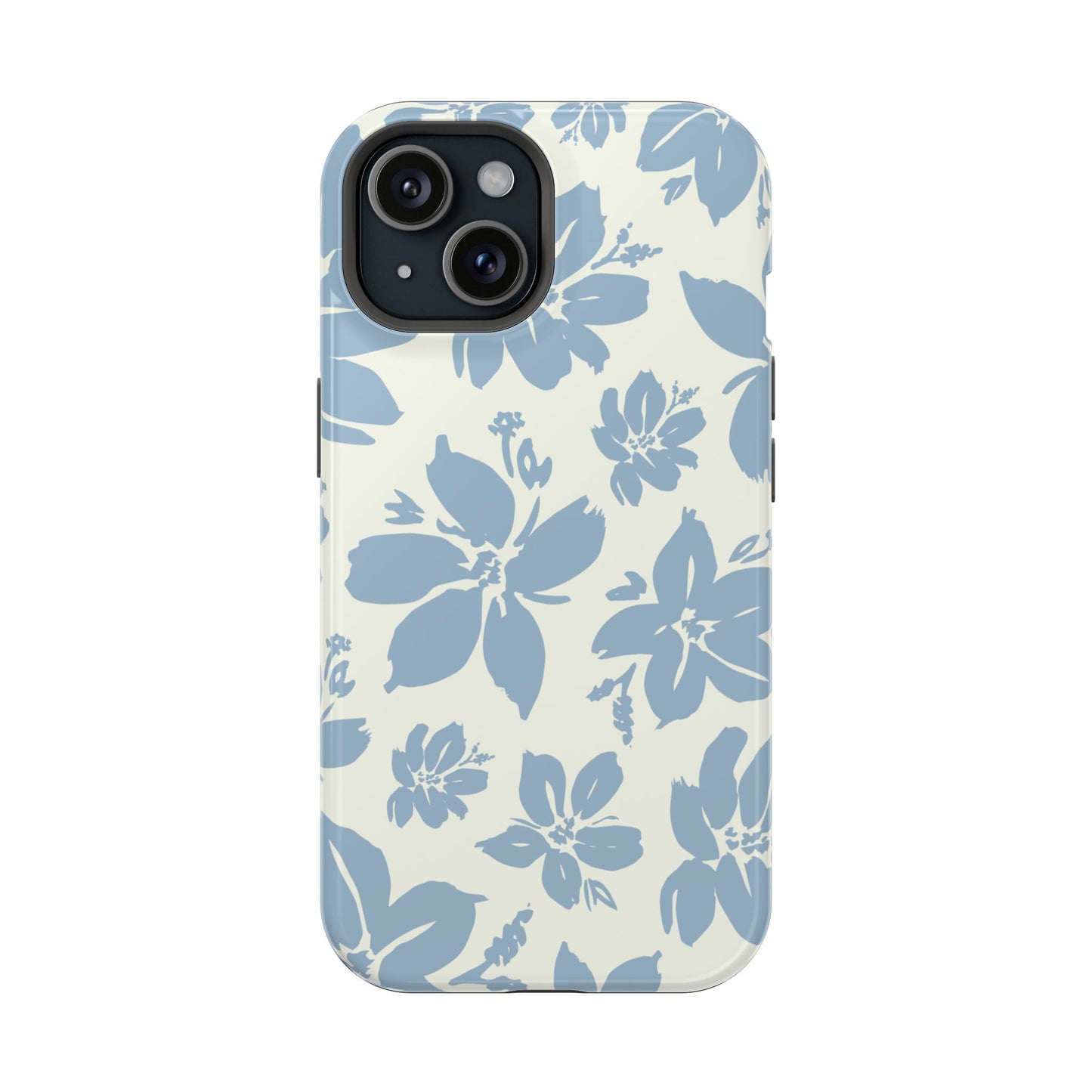 Floral Magnetic Tough Case - Stylish Protection for Your Phone