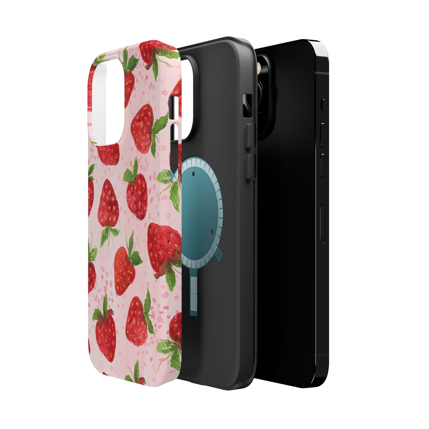 Strawberry Magnetic Phone Case - Durable & Stylish