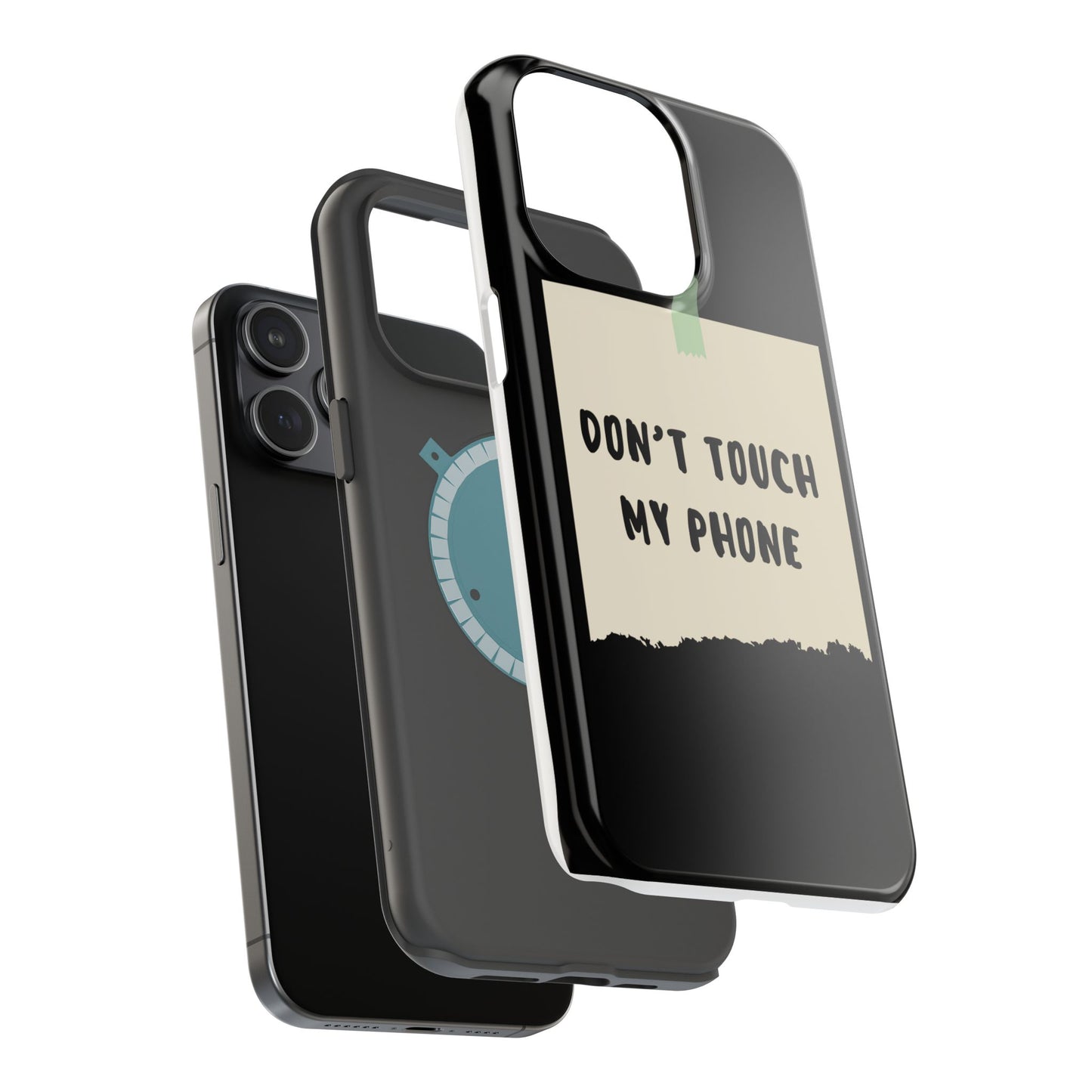 Funny Phone Case - Don't Touch My Phone Magnetic Tough Case