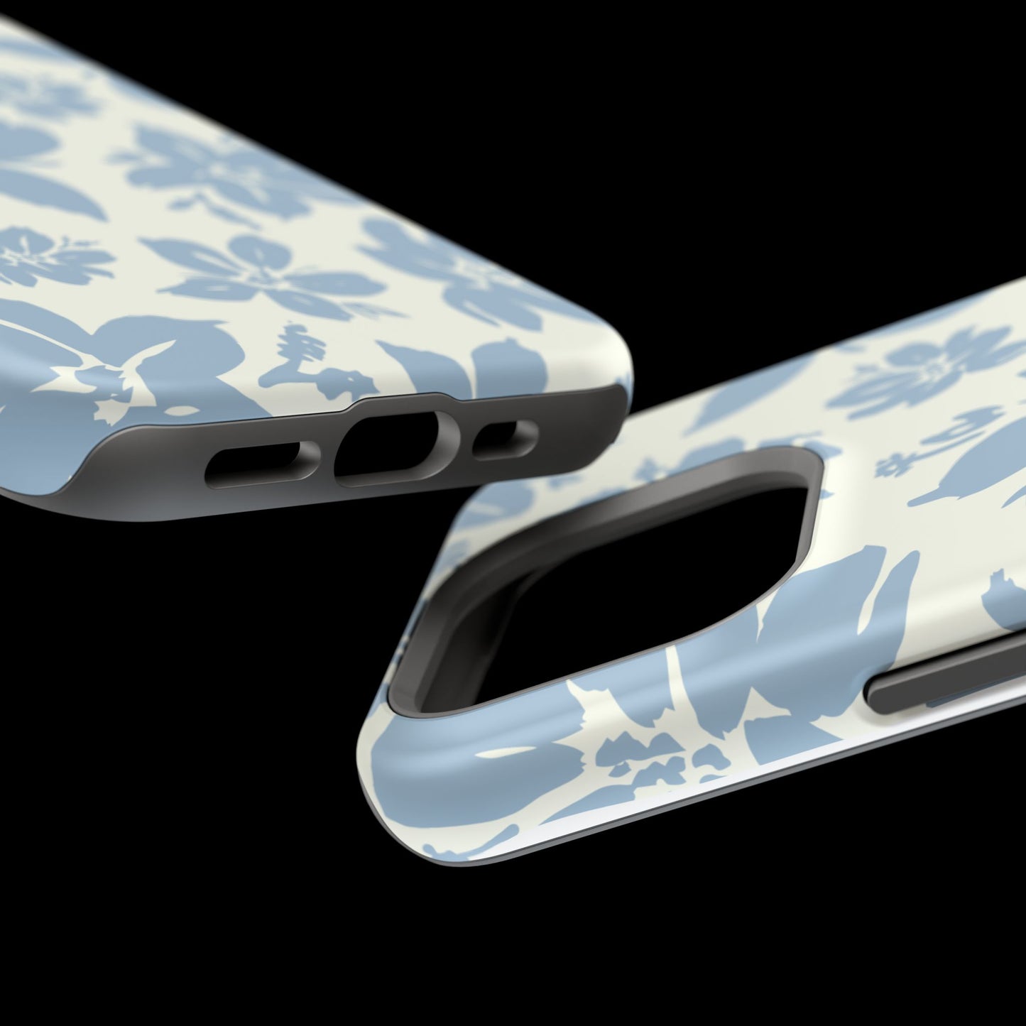 Floral Magnetic Tough Case - Stylish Protection for Your Phone
