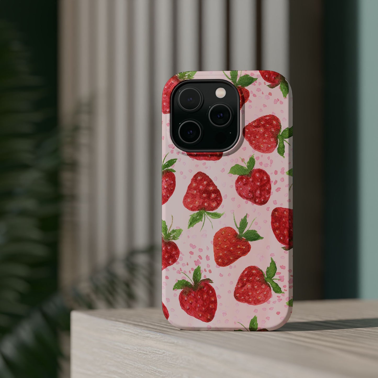 Strawberry Magnetic Phone Case - Durable & Stylish