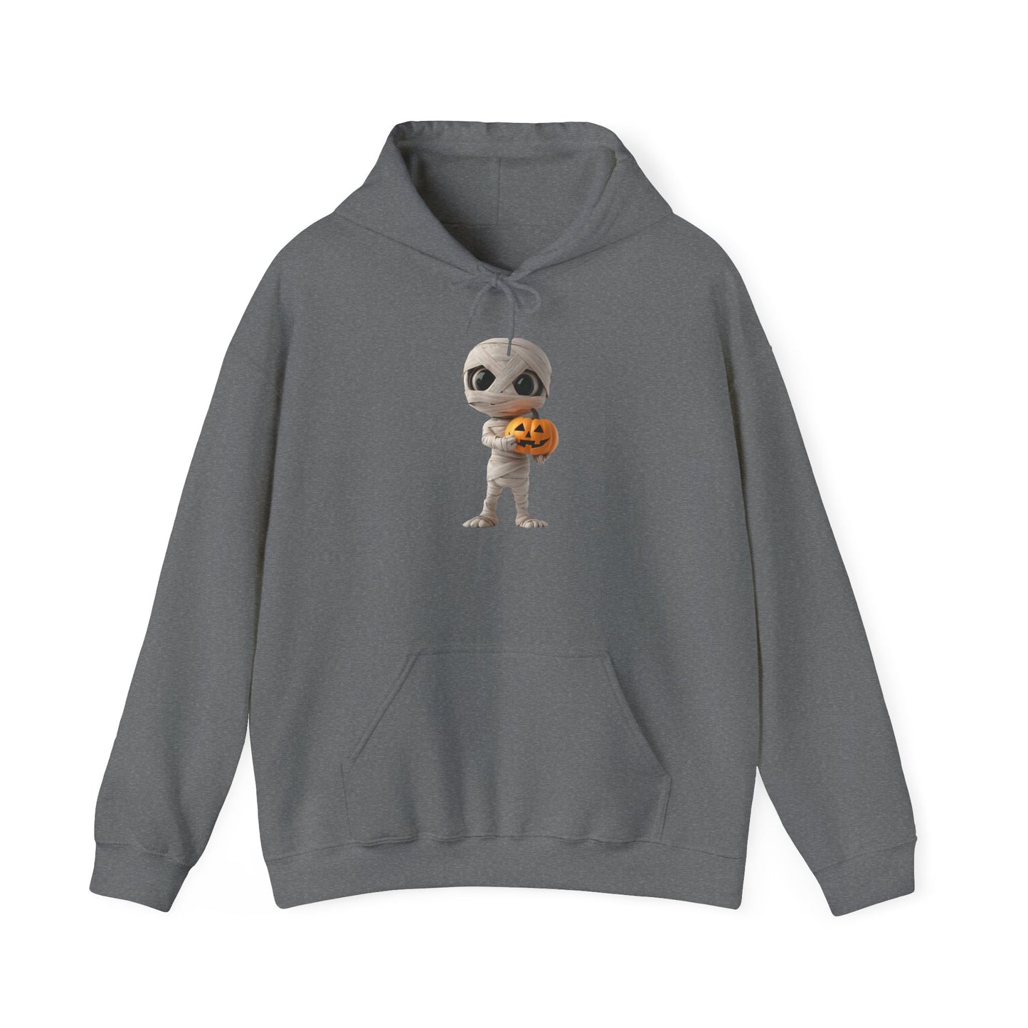 Halloween Mummy Pumpkin Sweatshirt | Unisex Cozy Hoodie for Fall Celebrations, Customizable Gift, Trick or Treat Wear, All-Season Comfort