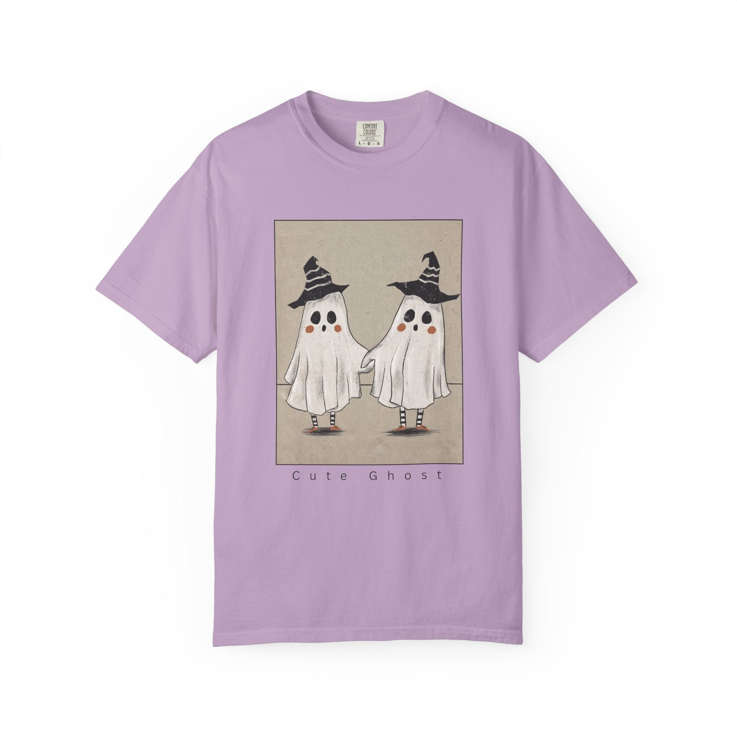 Spooky Ghosts Unisex T-Shirt, Halloween Shirt, Funny Fright Shirt, Ghost Humor Tee, Casual Halloween Apparel