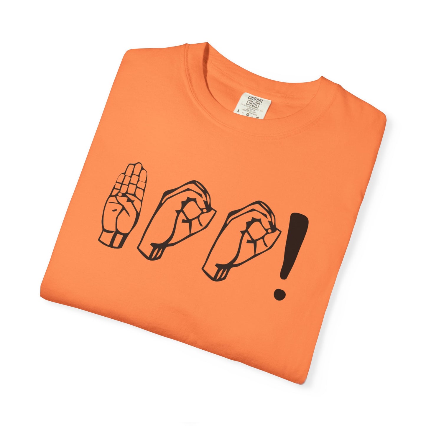 Boo! Unisex Hand Sign T-Shirt, Casual Wear, Gift for Friends, Birthday Gift, Cool Outfit, Fun Graphic Tee