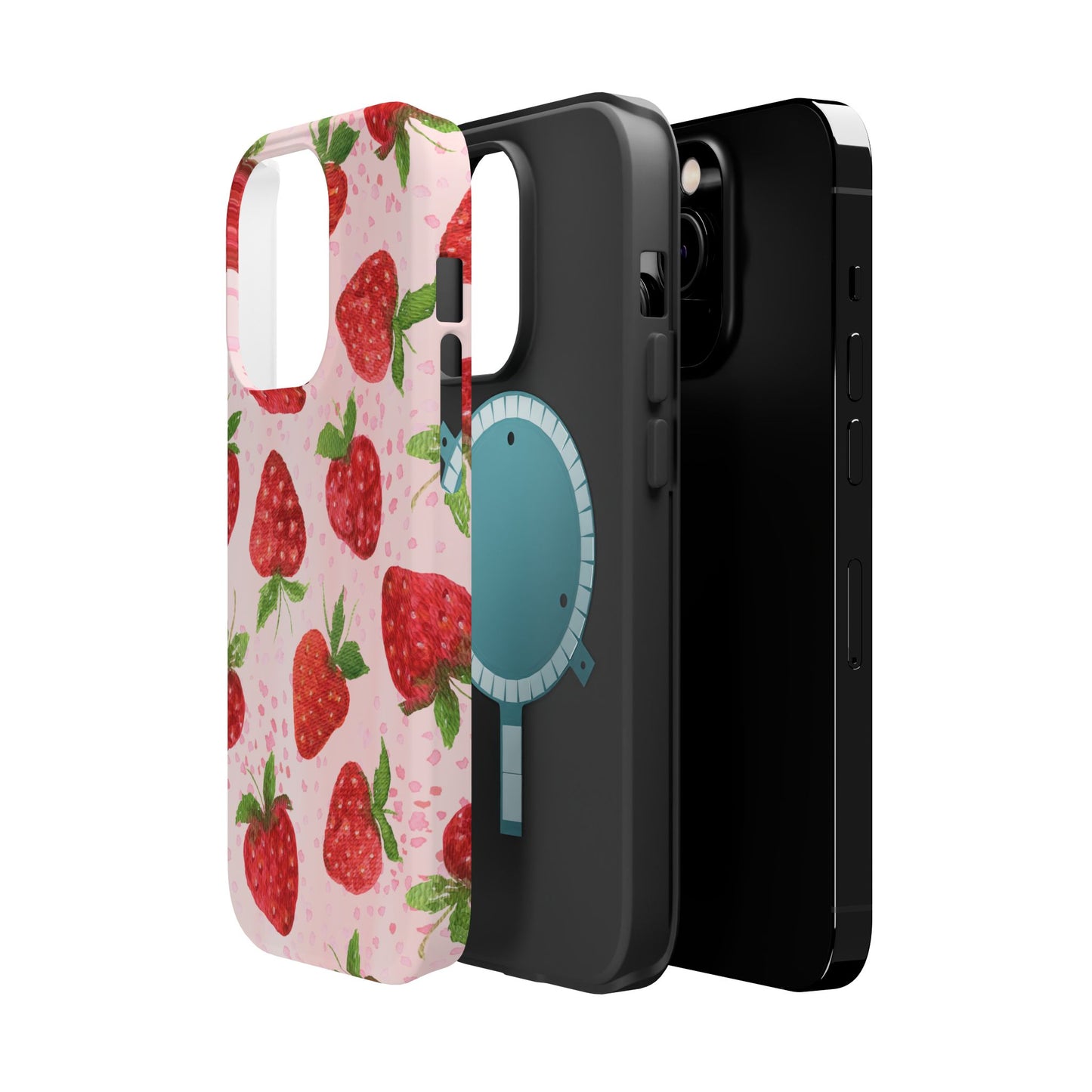 Strawberry Magnetic Phone Case - Durable & Stylish