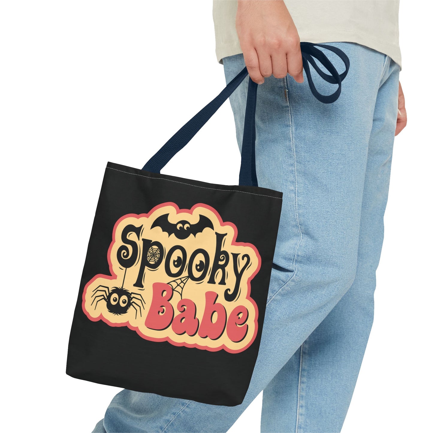Spooky Babe Tote Bag | Halloween Shopper, Gift Bag, Eco-Friendly, Trick or Treat Bag, Halloween Decor