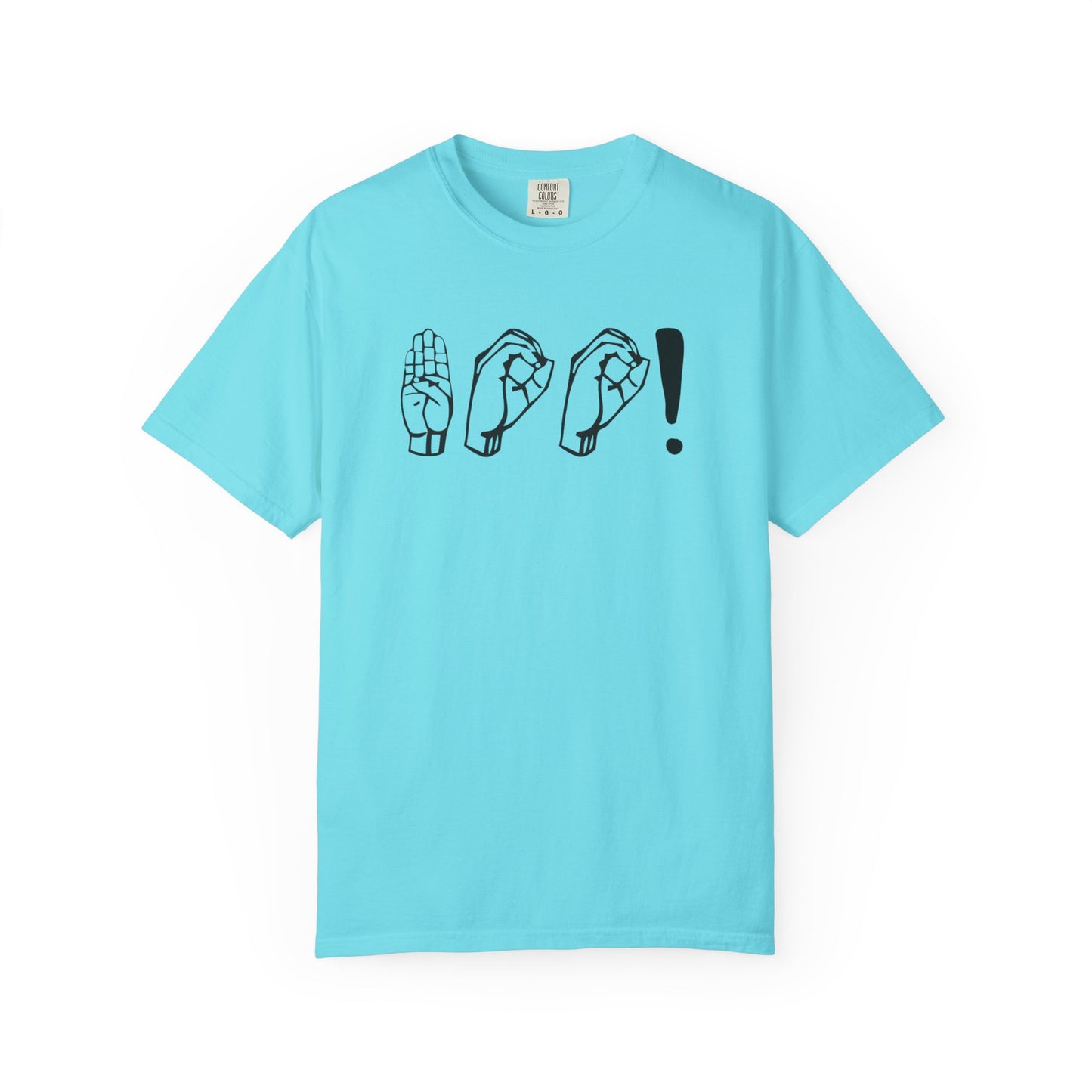 Boo! Unisex Hand Sign T-Shirt, Casual Wear, Gift for Friends, Birthday Gift, Cool Outfit, Fun Graphic Tee