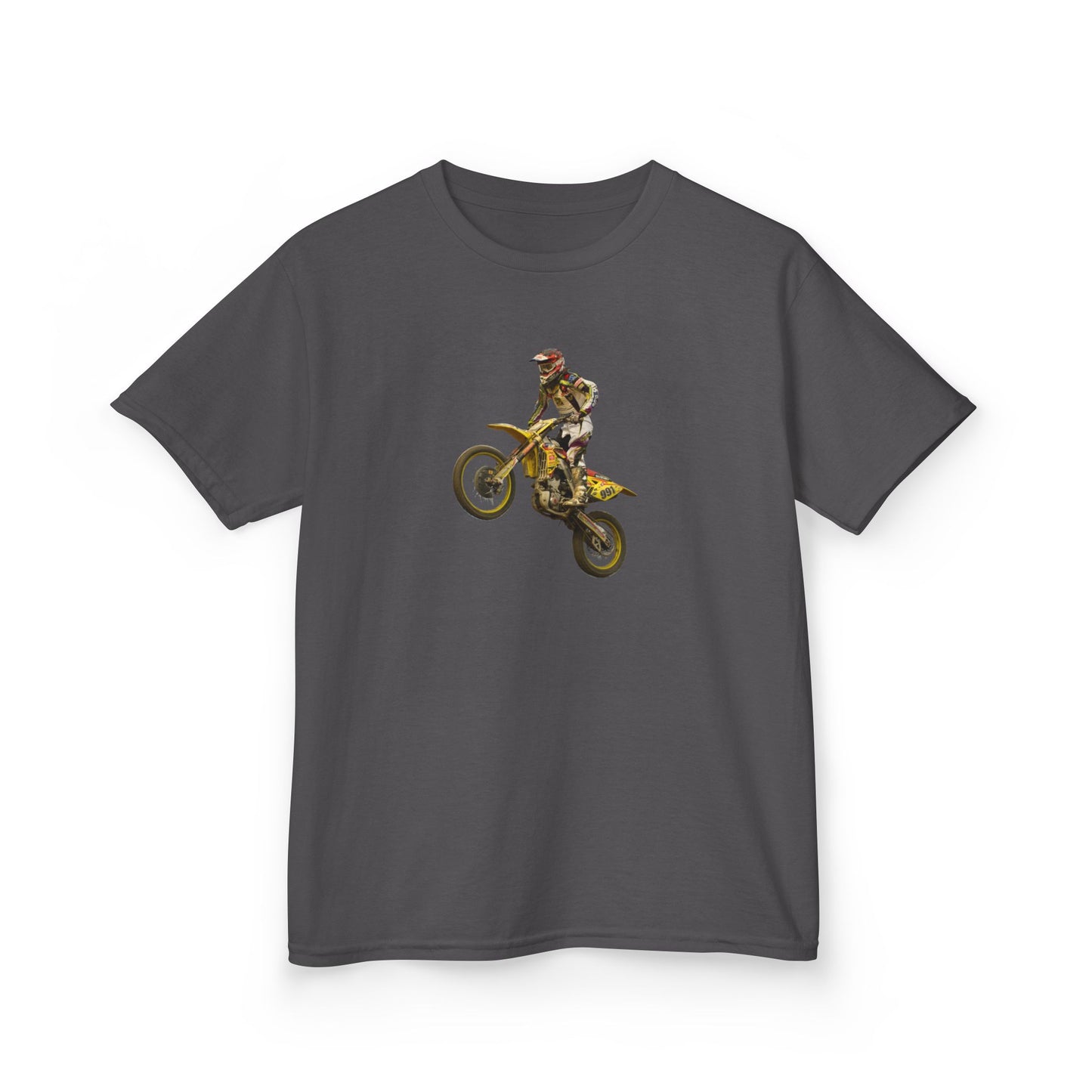 Kids Motocross T-Shirt - Fun Active Wear for Young Riders, Great for Birthdays, Christmas Gifts, Sports Events, Everyday Use