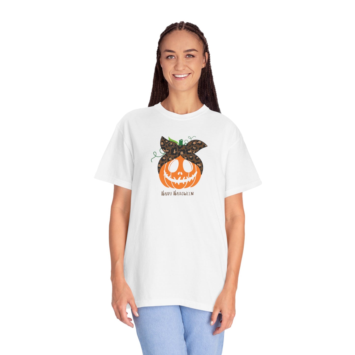 Happy Halloween Pumpkin T-Shirt, Fall Fashion Tee, Unisex Graphic Tee, Casual Halloween Apparel, Spooky Season Shirt, Halloween Gift