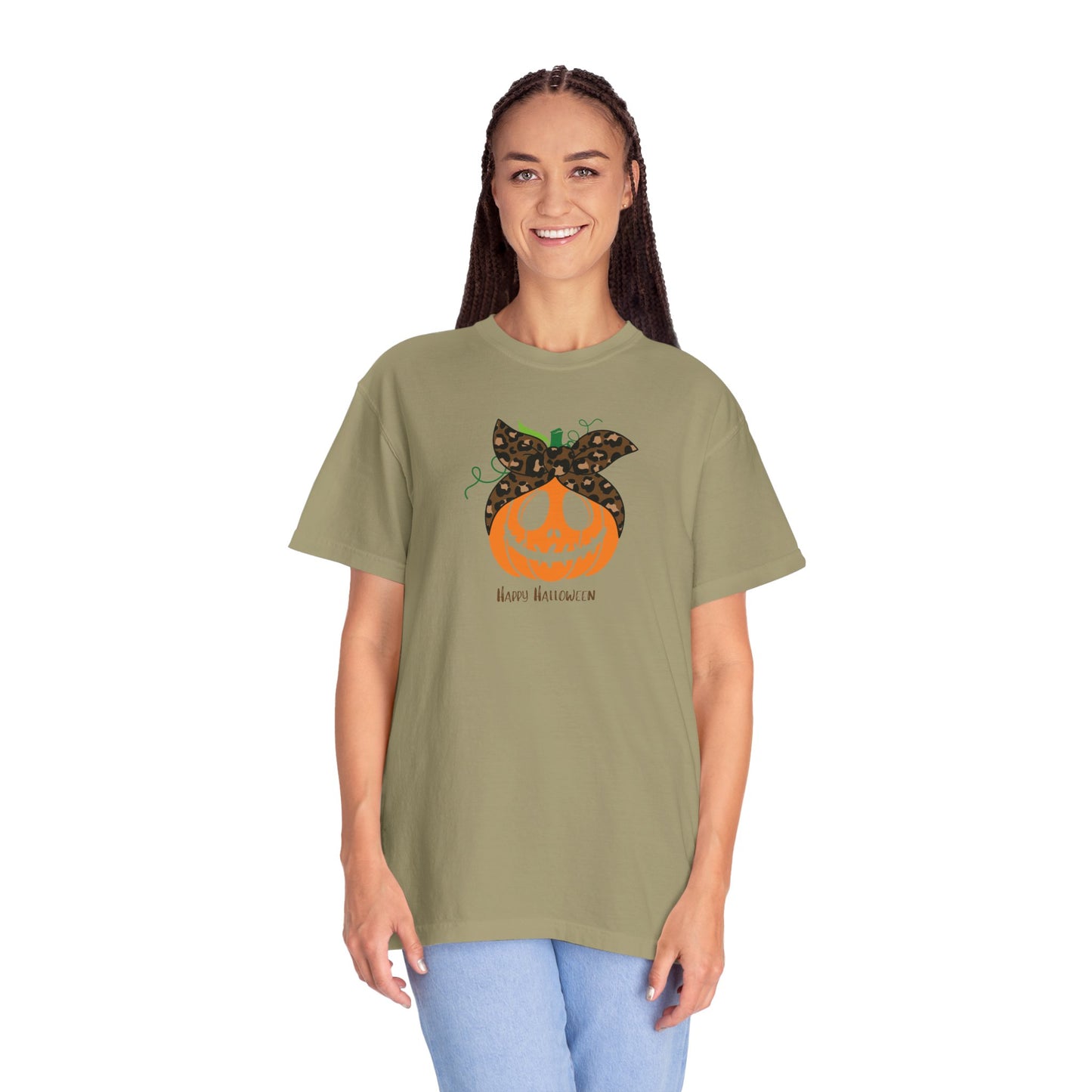 Happy Halloween Pumpkin T-Shirt, Fall Fashion Tee, Unisex Graphic Tee, Casual Halloween Apparel, Spooky Season Shirt, Halloween Gift