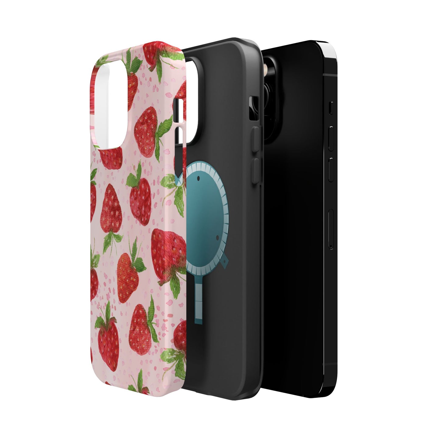 Strawberry Magnetic Phone Case - Durable & Stylish