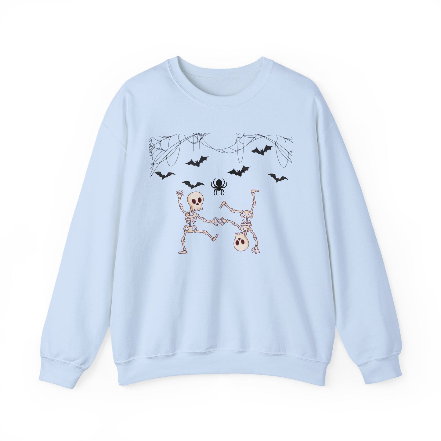 Halloween Skeleton Crewneck Sweatshirt, Spooky Sweatshirt, Unisex Halloween Apparel, Cozy Fall Fashion, Unique Gift for Halloween