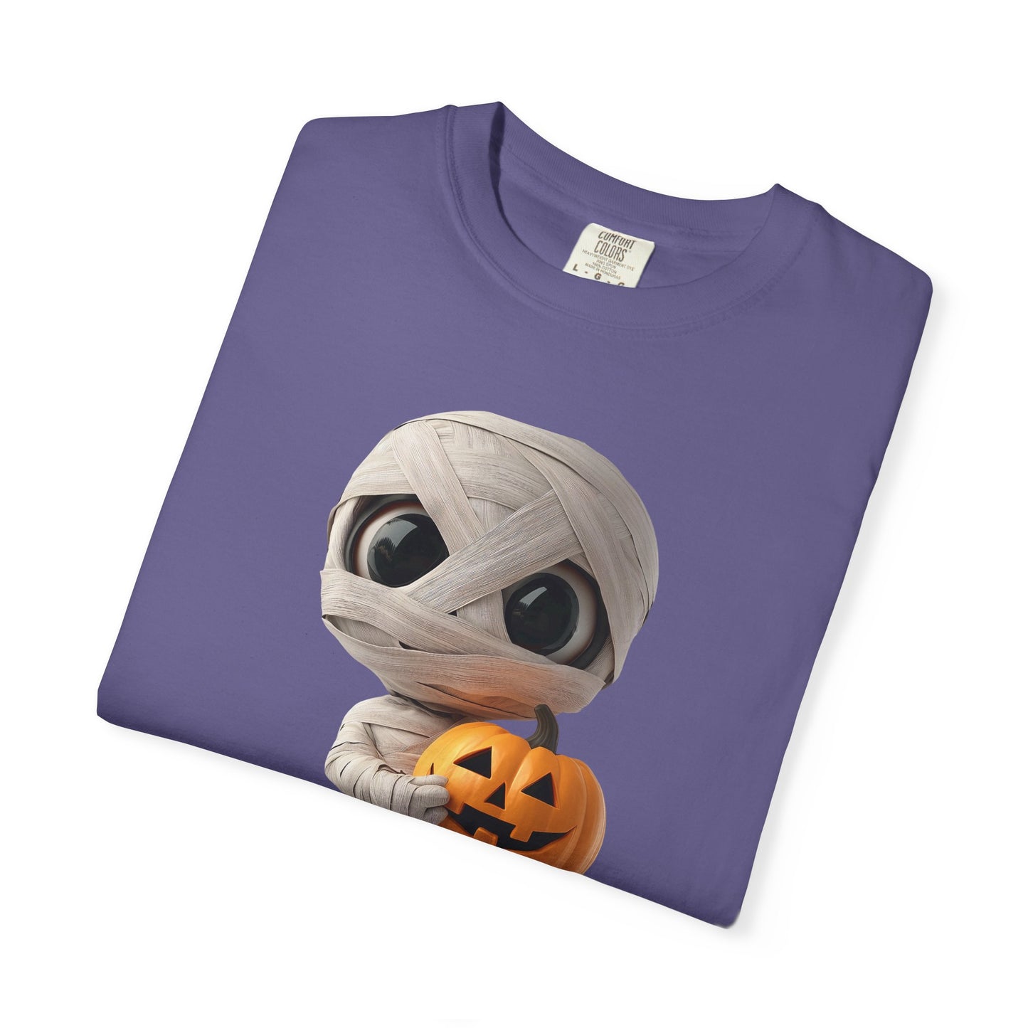 Halloween Mummy Pumpkin T-Shirt, Unisex Graphic Tee, Spooky Season Apparel, Halloween Costume Top, Fall Festival Shirt