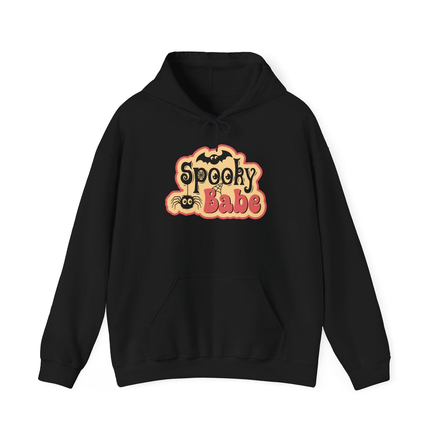 Spooky Babe Hoodie - Perfect for Halloween, Unisex Sweatshirt, Cozy Fall Wear, October Festivities, Cute Ghost Design