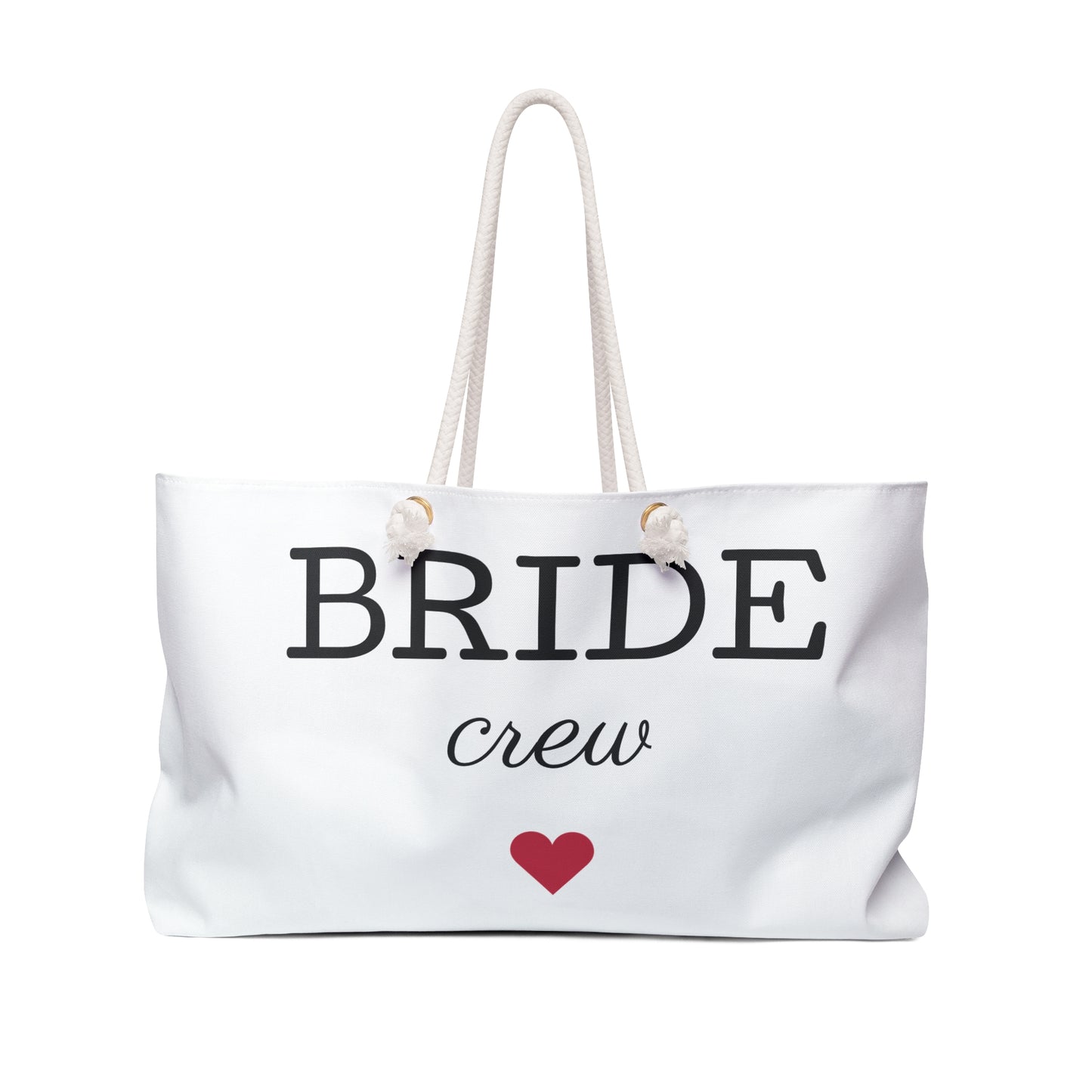 Bride Crew Weekender Bag | Stylish Tote for Bachelorette Parties & Weddings