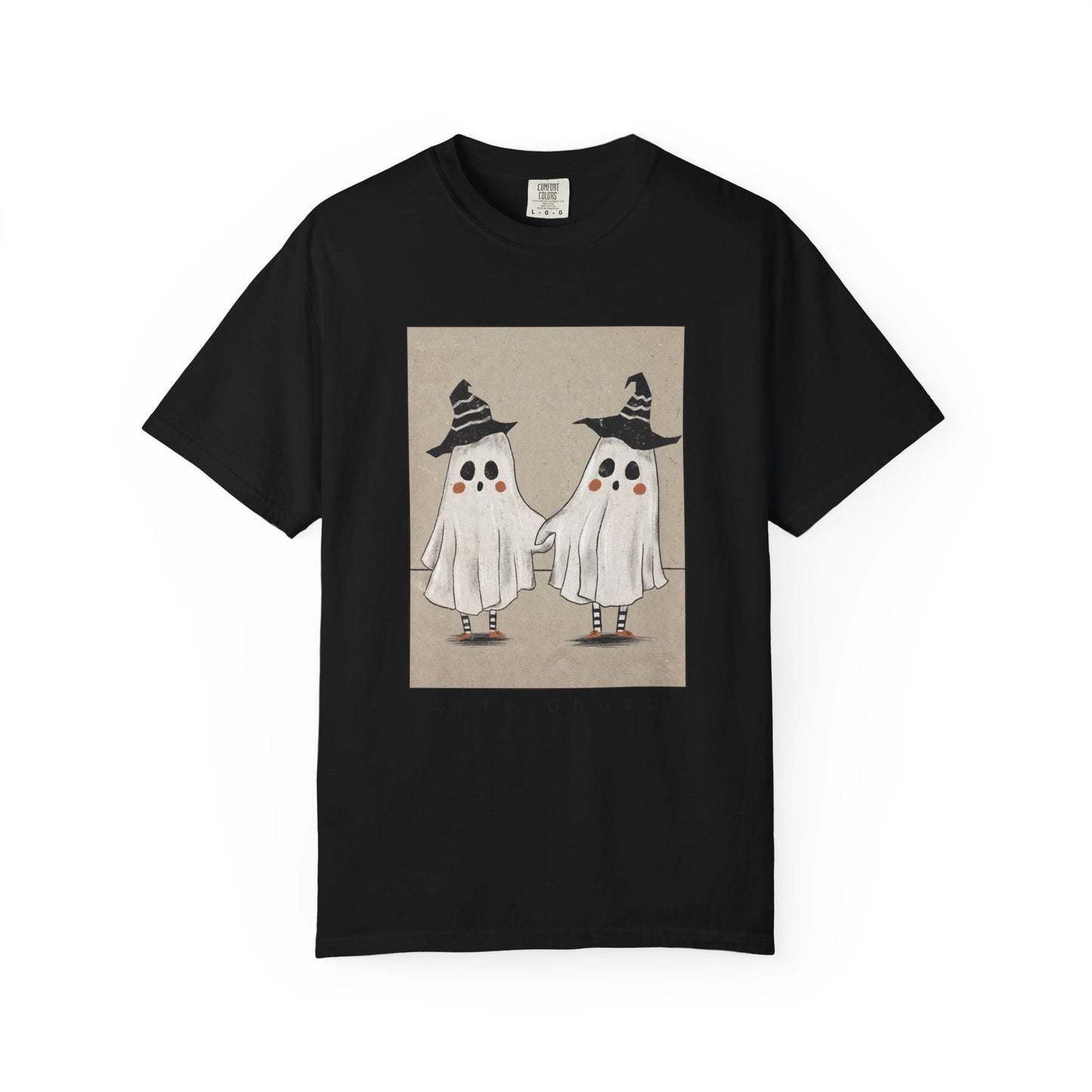 Spooky Ghosts Unisex T-Shirt, Halloween Shirt, Funny Fright Shirt, Ghost Humor Tee, Casual Halloween Apparel
