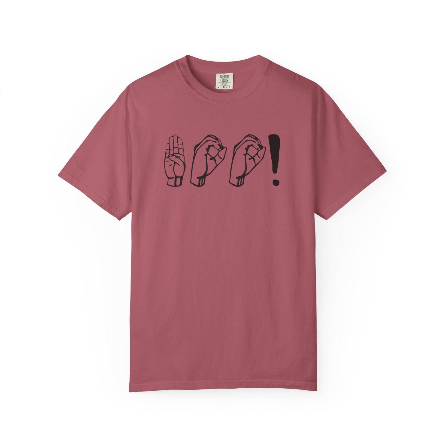 Boo! Unisex Hand Sign T-Shirt, Casual Wear, Gift for Friends, Birthday Gift, Cool Outfit, Fun Graphic Tee