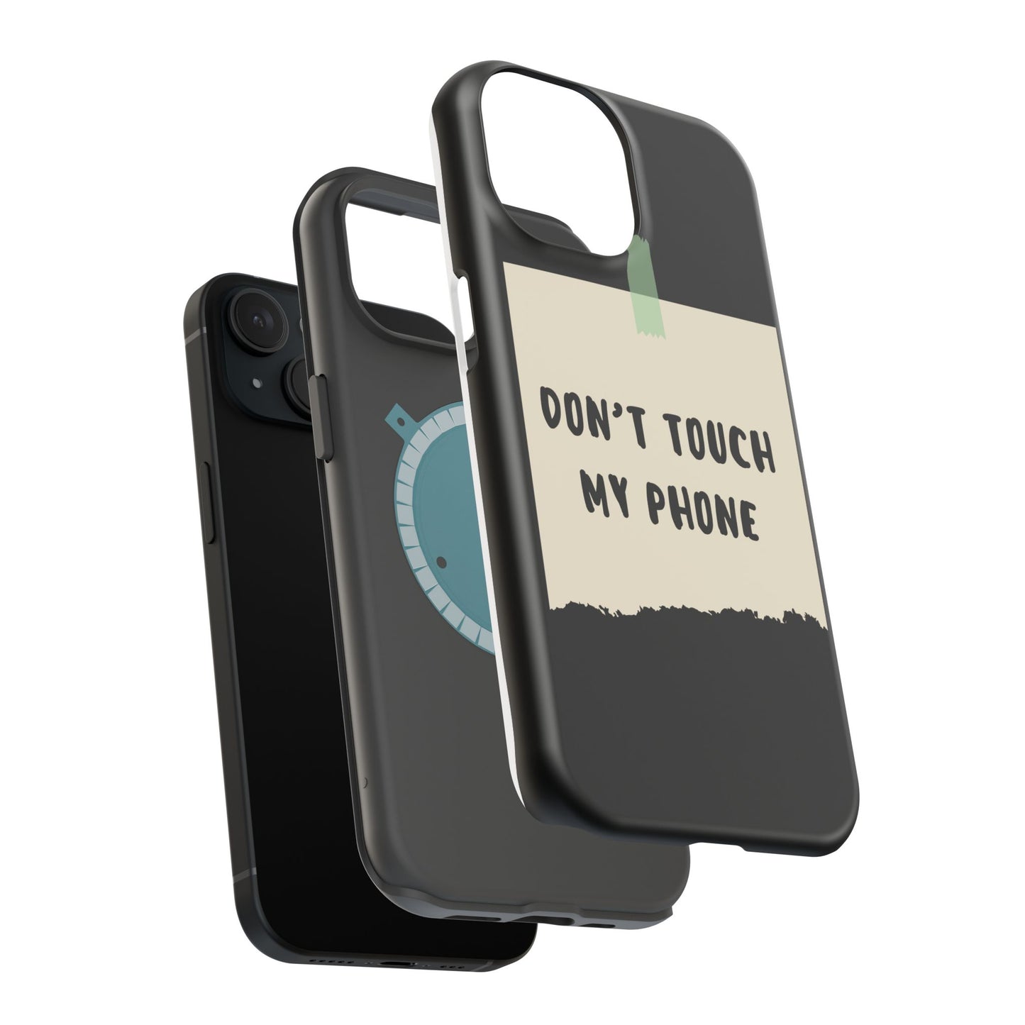 Funny Phone Case - Don't Touch My Phone Magnetic Tough Case