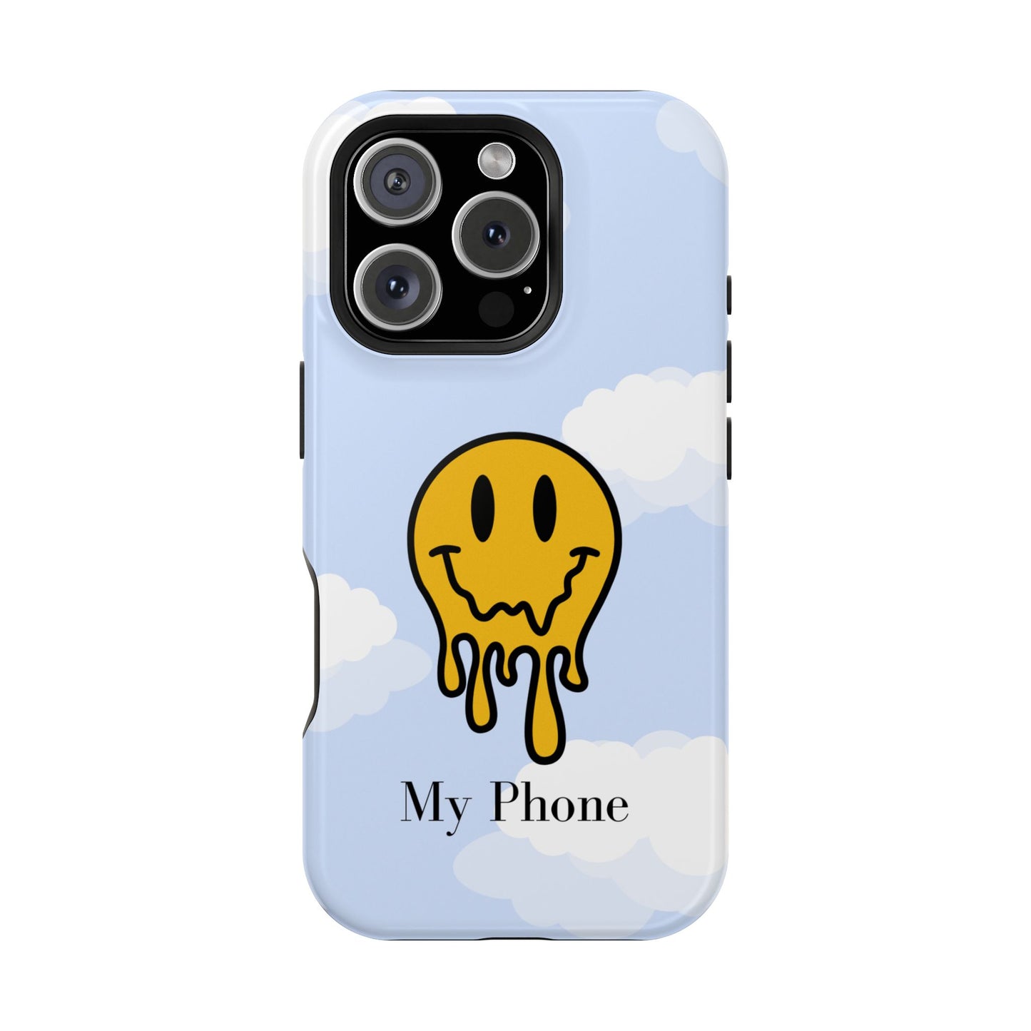 Drippy Smiley Magnetic Tough Case for iPhone - Personalized Phone Protection with Playful Design