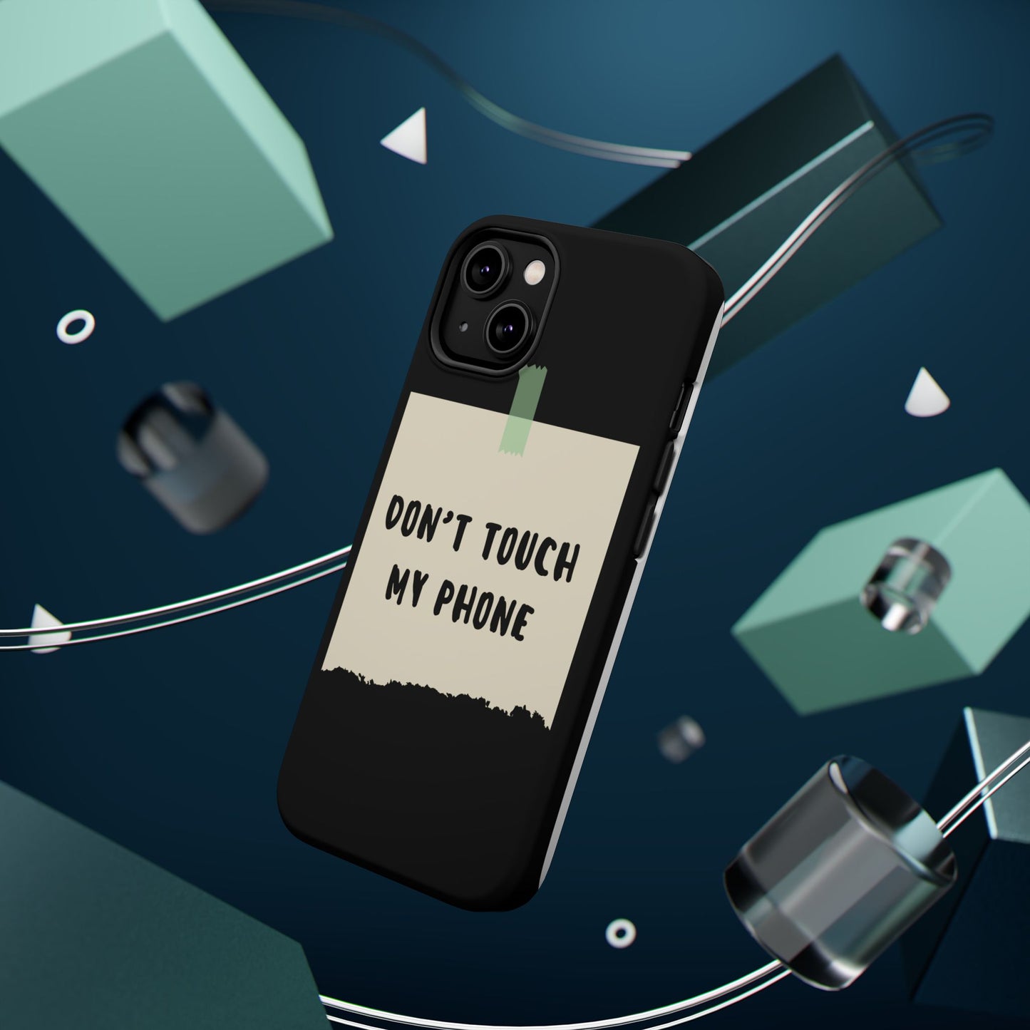 Funny Phone Case - Don't Touch My Phone Magnetic Tough Case