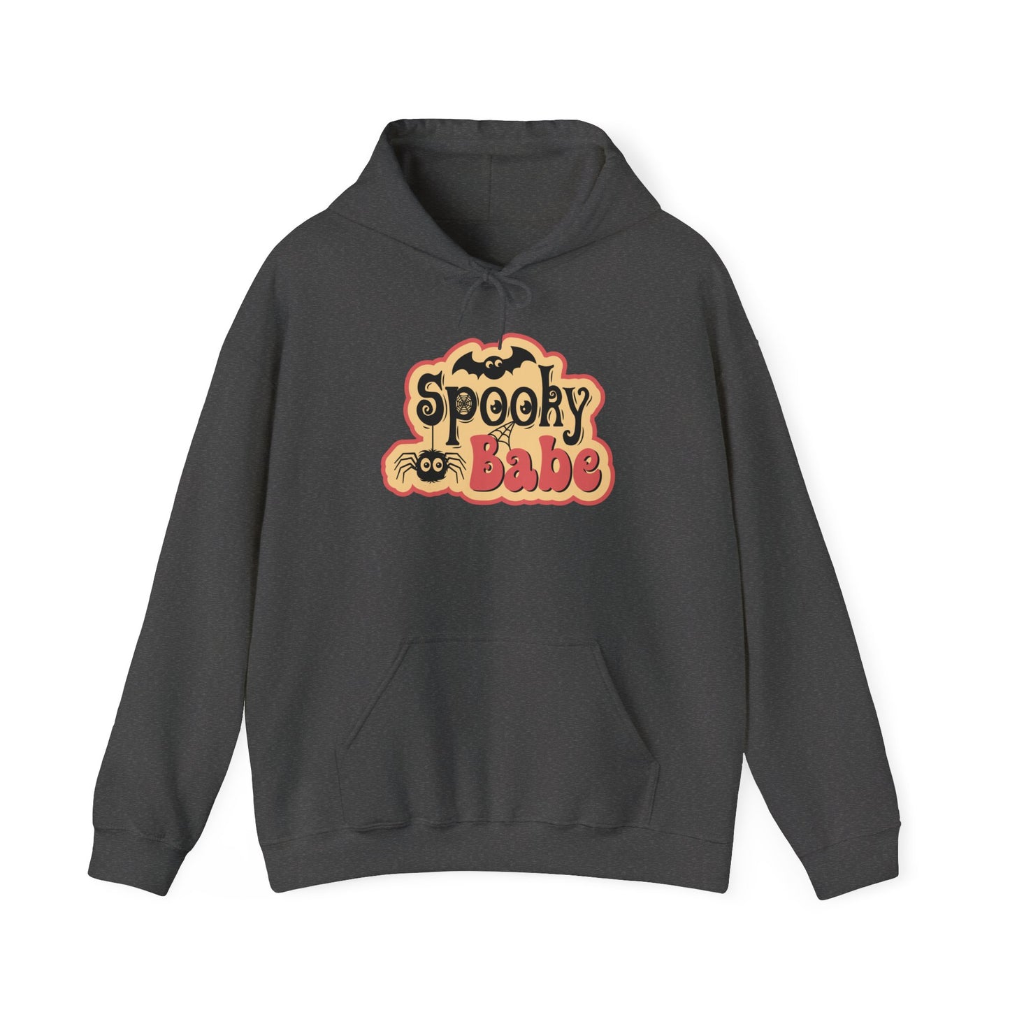 Spooky Babe Hoodie - Perfect for Halloween, Unisex Sweatshirt, Cozy Fall Wear, October Festivities, Cute Ghost Design