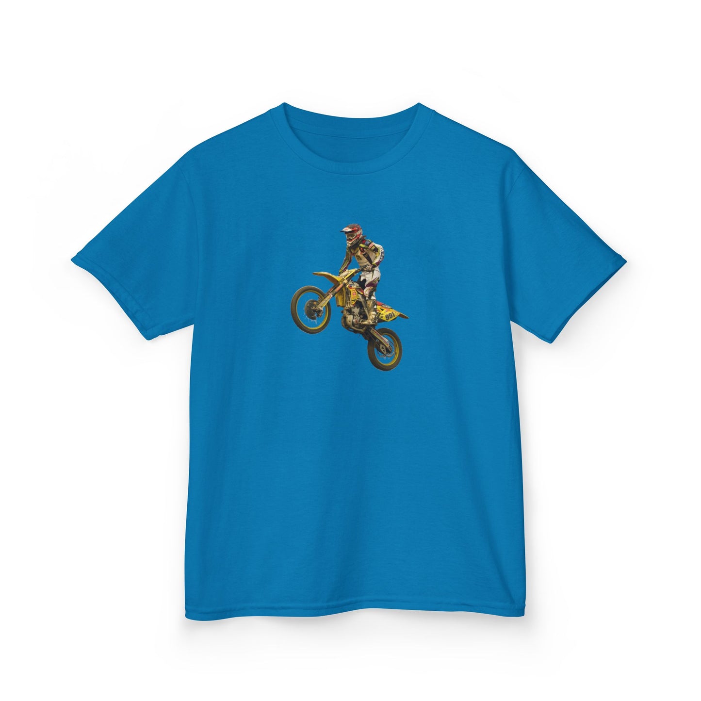 Kids Motocross T-Shirt - Fun Active Wear for Young Riders, Great for Birthdays, Christmas Gifts, Sports Events, Everyday Use